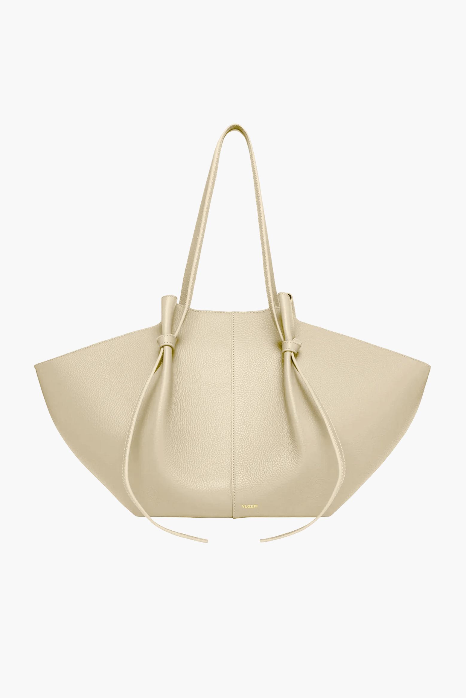 YUZEFI LARGE MOCHI PEBBLE GRAIN LEATHER BAG | THE NEW TREND