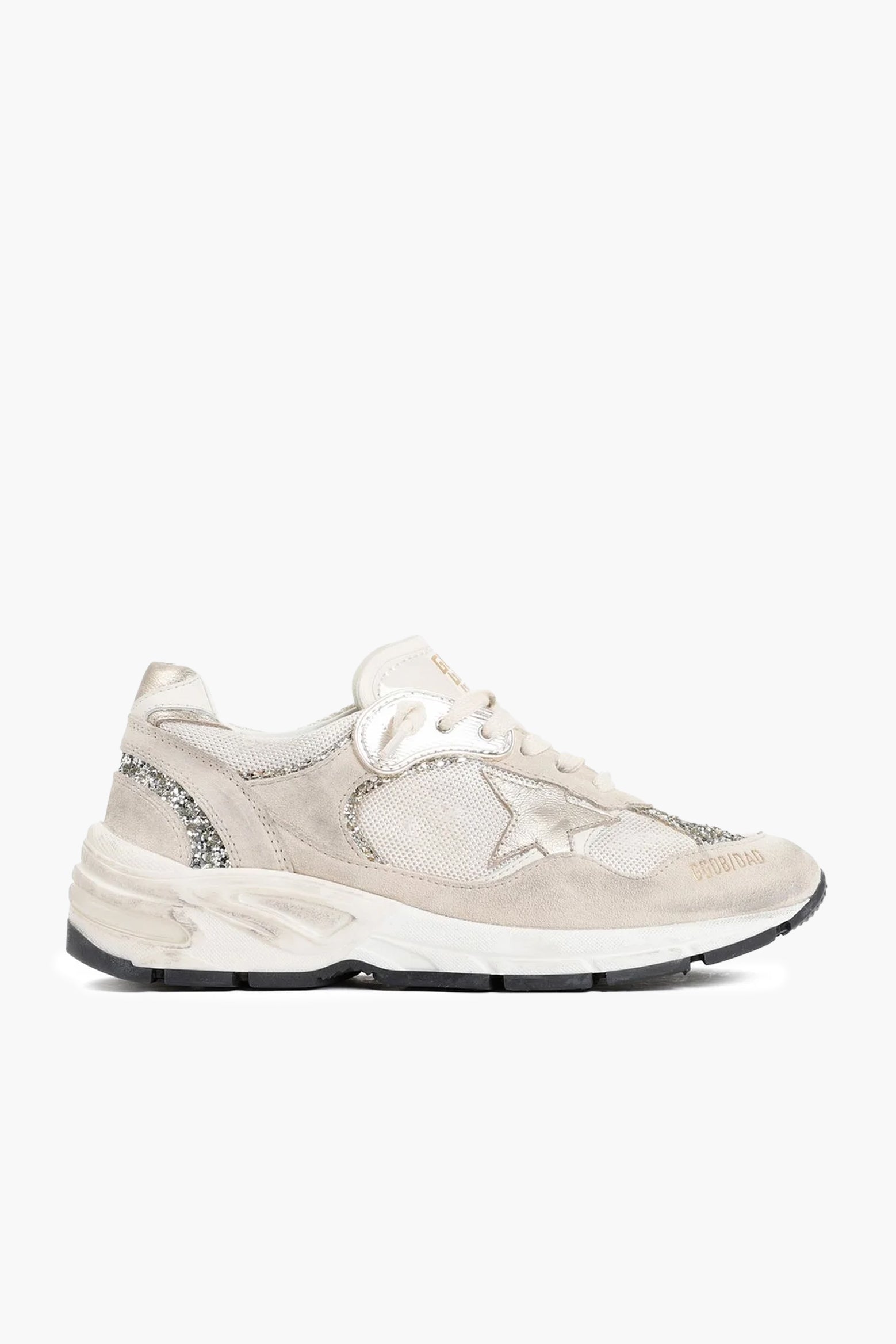 Golden Goose Running Dad Sneaker in Seed Pearl available at The New Trend Australia.