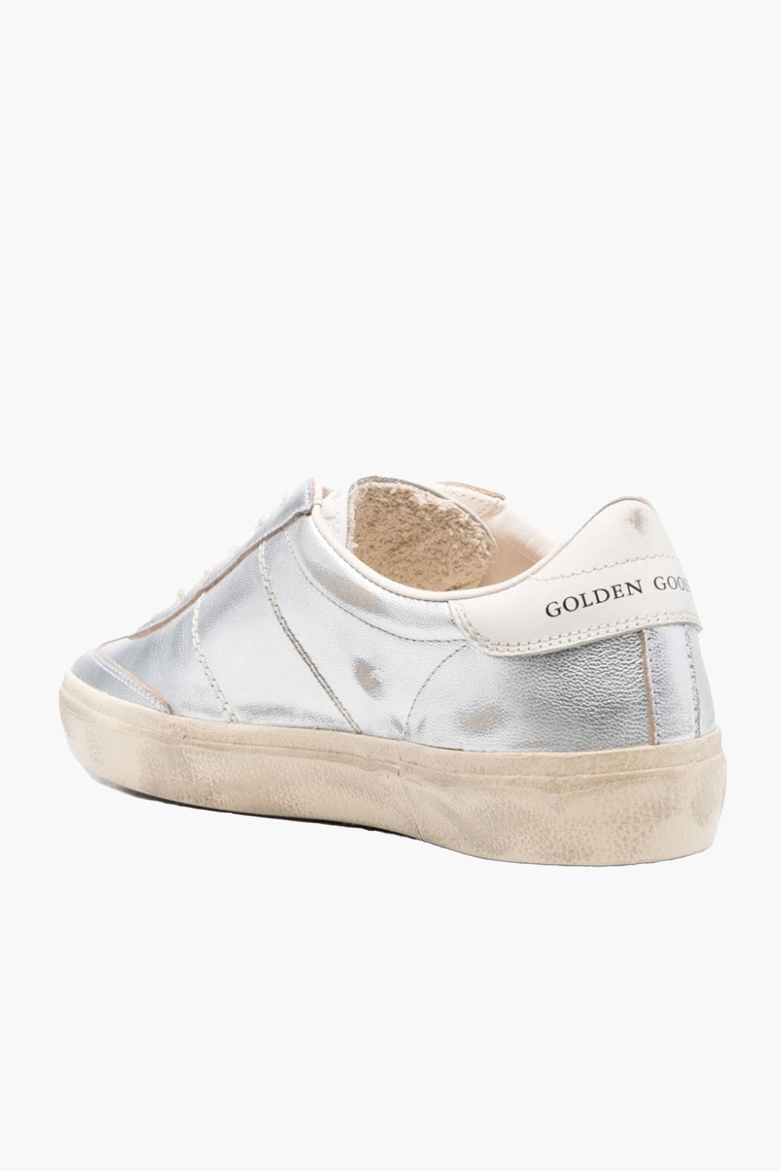 Golden Goose Soulstar Sneaker in Silver, White and Milk available at The New Trend Australia.