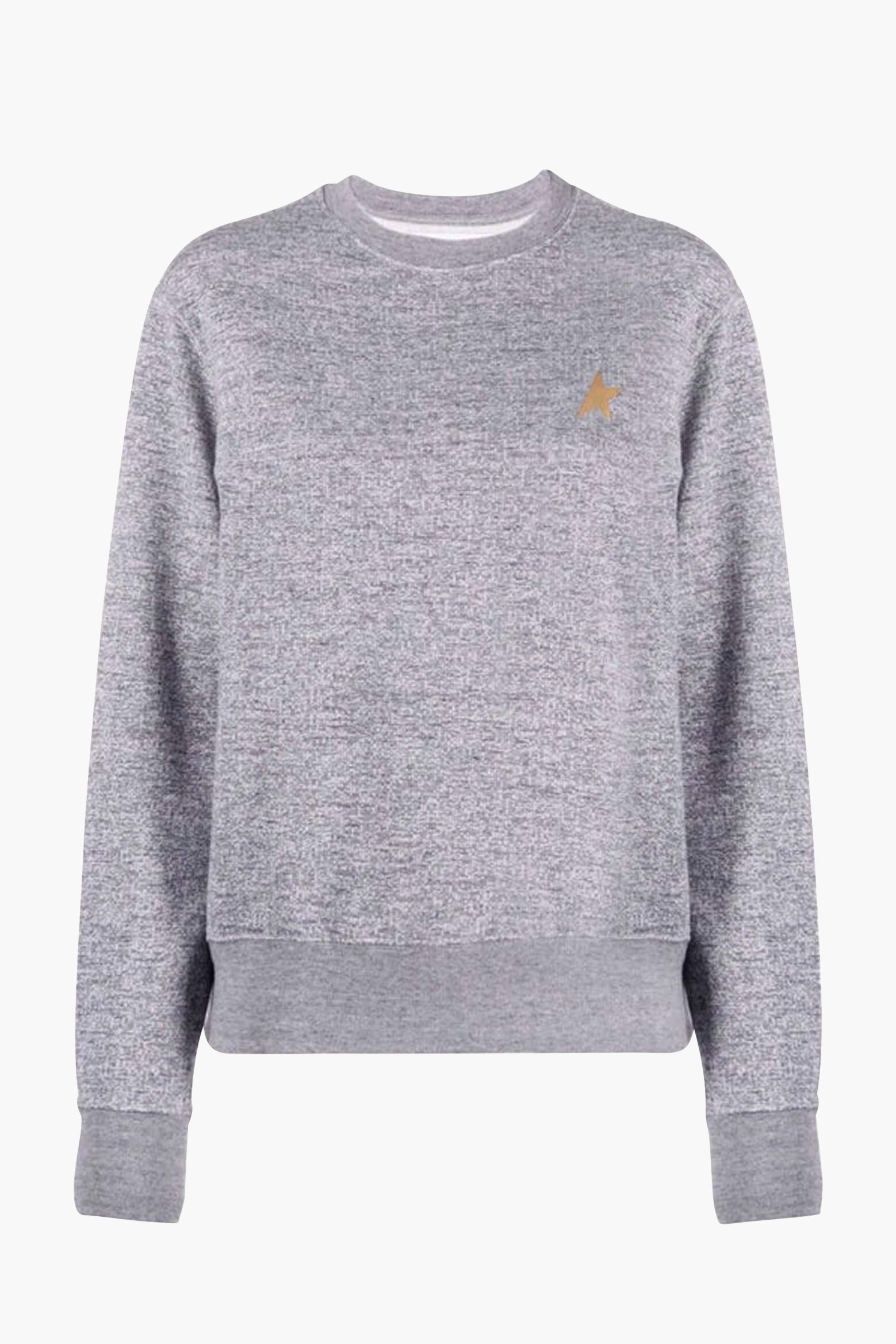 Golden Goose Star Athena Crewneck Sweatshirt in Grey Melange from The New Trend