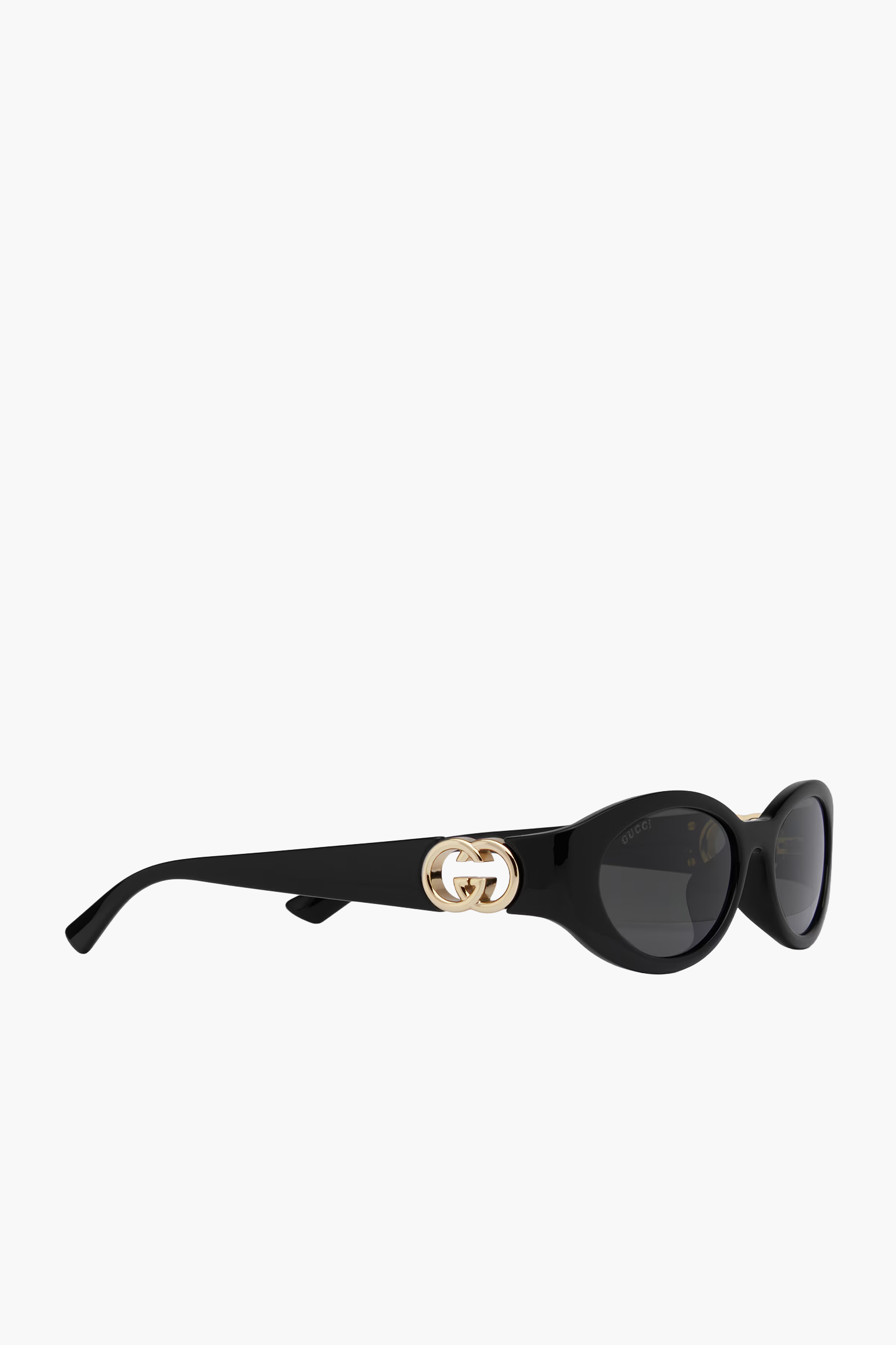 GUCCI OVAL FRAME SUNGLASSES IN BLACK | THE NEW TREND