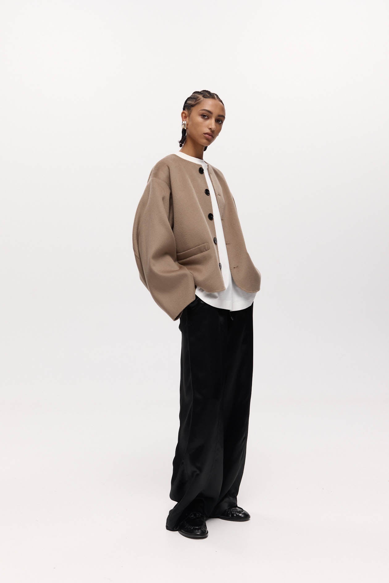 HARRIS TAPPER ANGELO JACKET IN TAUPE | THE NEW TREND