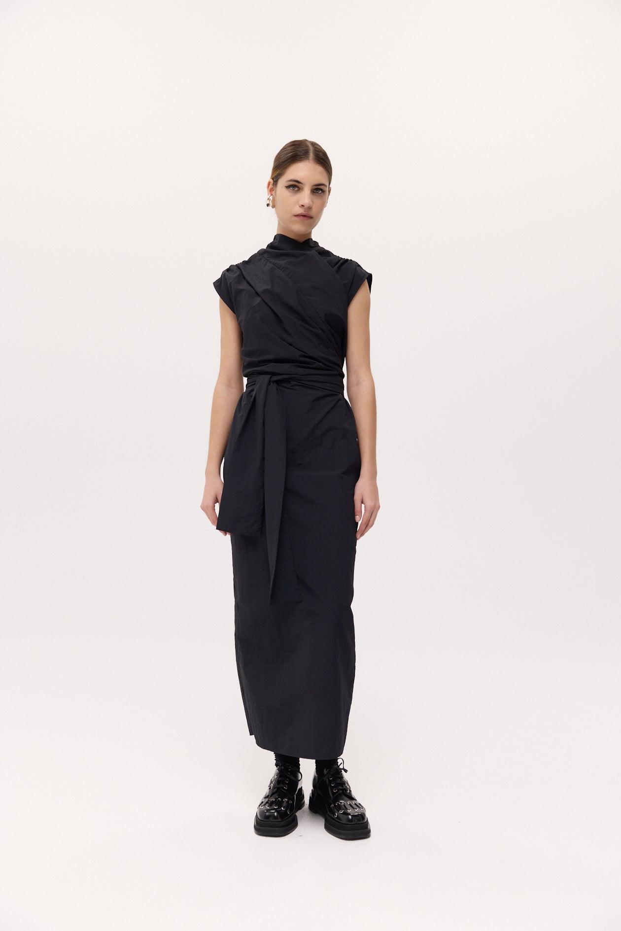 HARRIS TAPPER CAMBERLAIN DRESS IN BLACK | THE NEW TREND