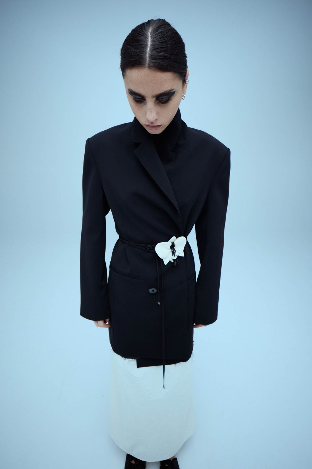 HARRIS TAPPER ORCHID BELT IN IVORY | THE NEW TREND