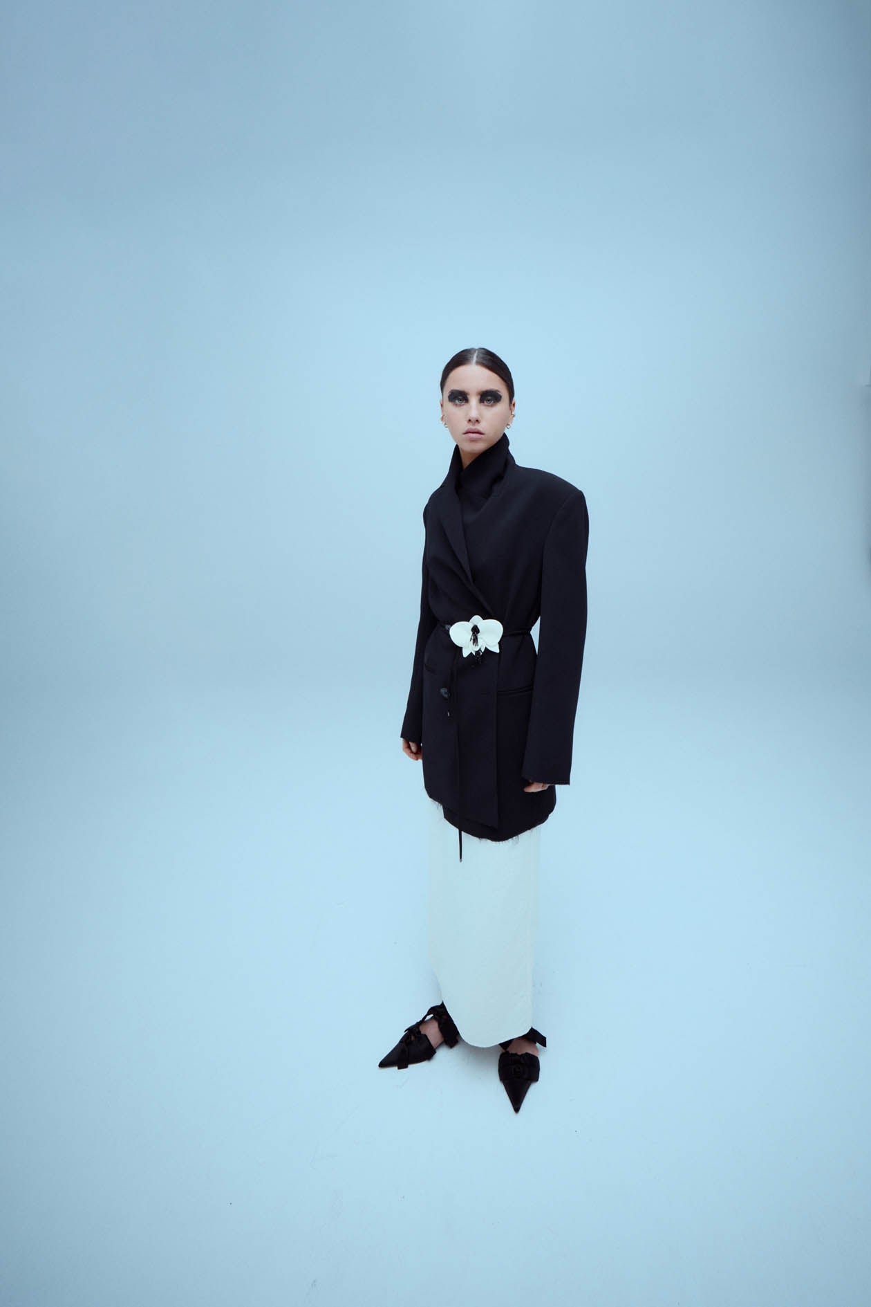 HARRIS TAPPER ORCHID BELT IN IVORY | THE NEW TREND