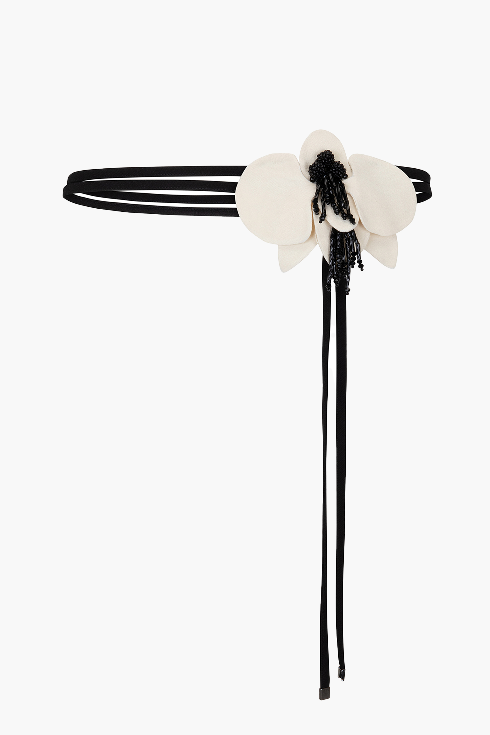 HARRIS TAPPER ORCHID BELT IN IVORY | THE NEW TREND