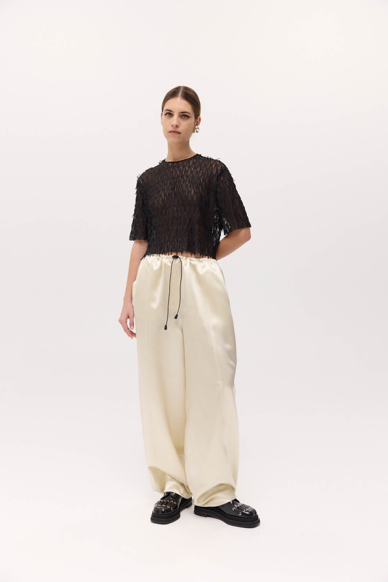 HARRIS TAPPER TANAKA TROUSER IN IVORY | THE NEW TREND