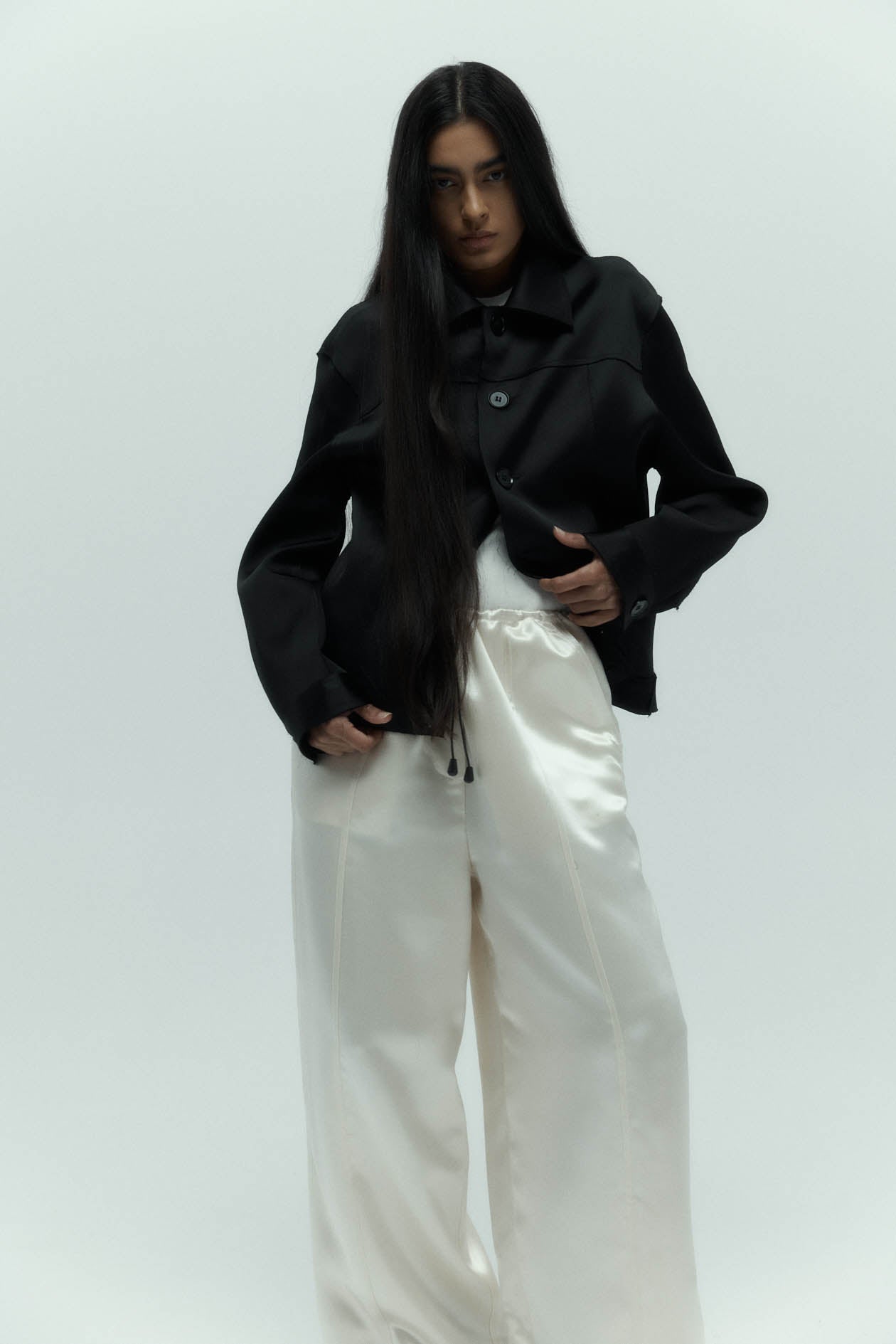 HARRIS TAPPER TANAKA TROUSER IN IVORY | THE NEW TREND