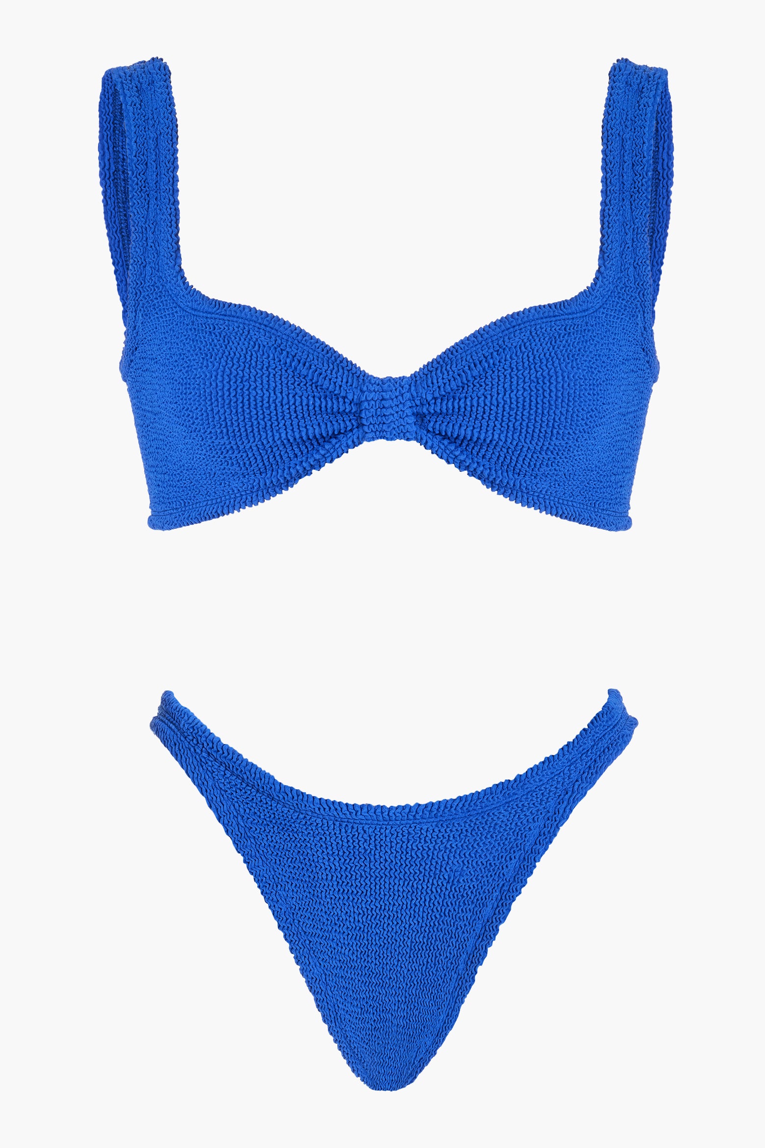 The Hunza G Bonnie Bikini in Royal Blue available at The New Trend Australia