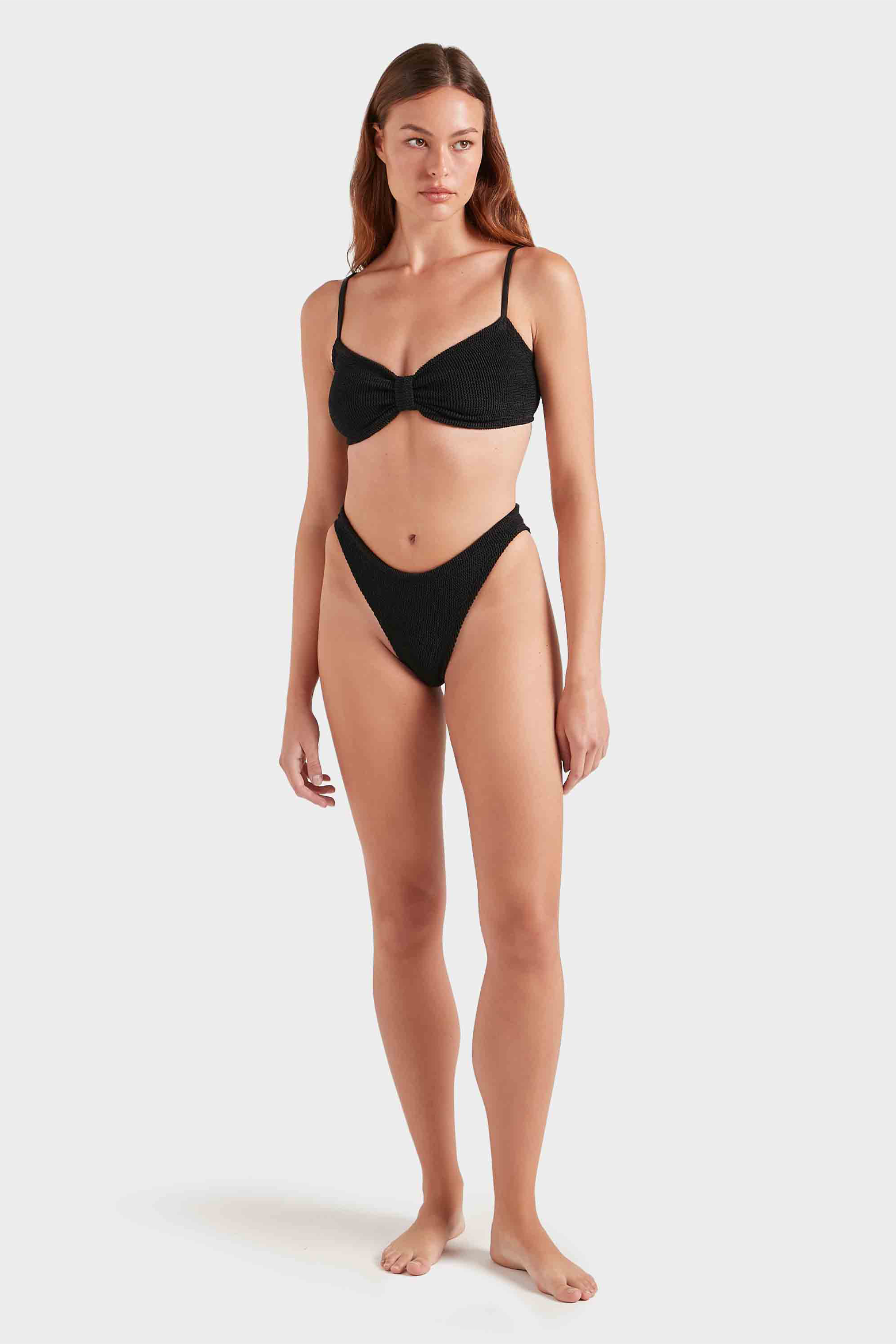 HUNZA G ALICIA BIKINI IN BLACK | THE NEW TREND