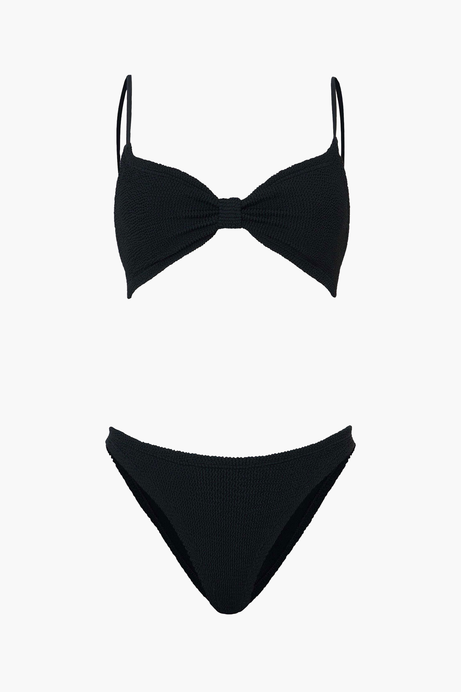 HUNZA G ALICIA BIKINI IN BLACK | THE NEW TREND