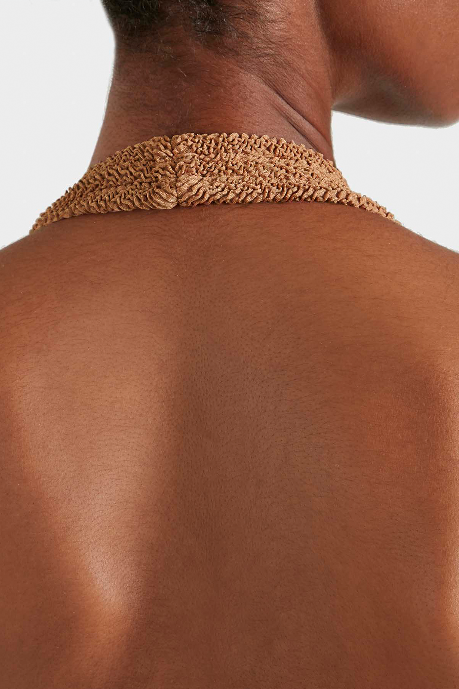 HUNZA G SANDY SWIM IN METALLIC CHOCOLATE | THE NEW TREND