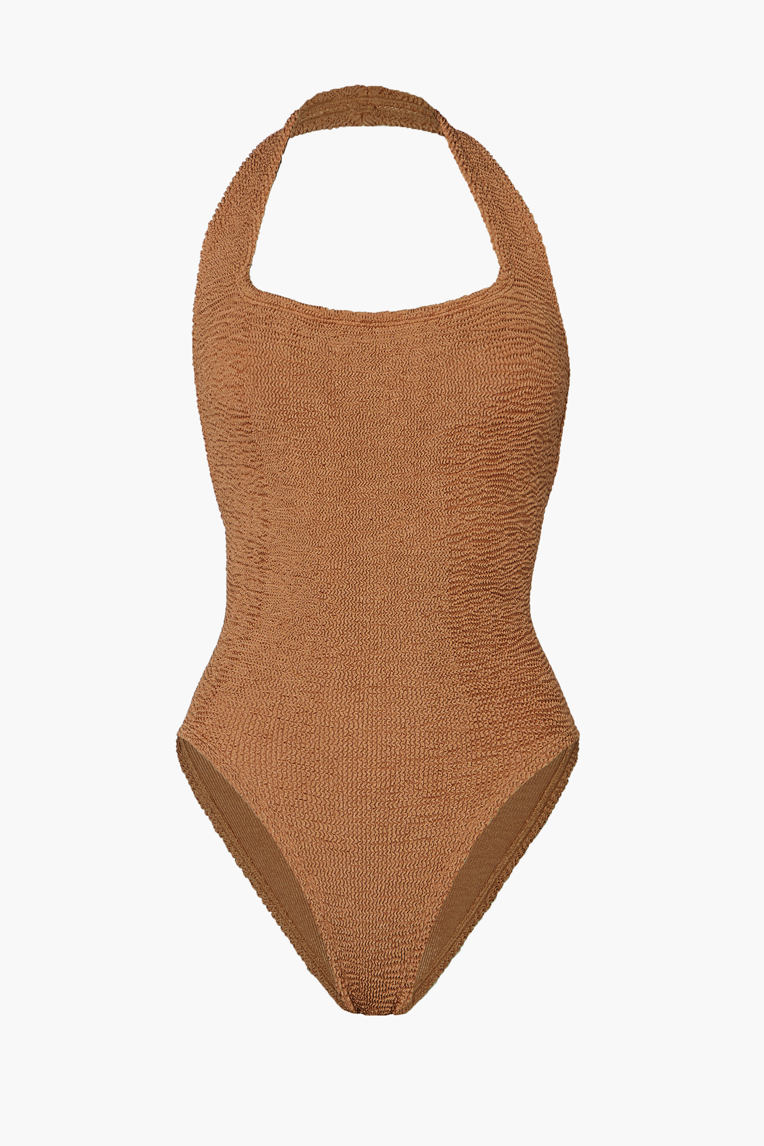 HUNZA G SANDY SWIM IN METALLIC CHOCOLATE | THE NEW TREND
