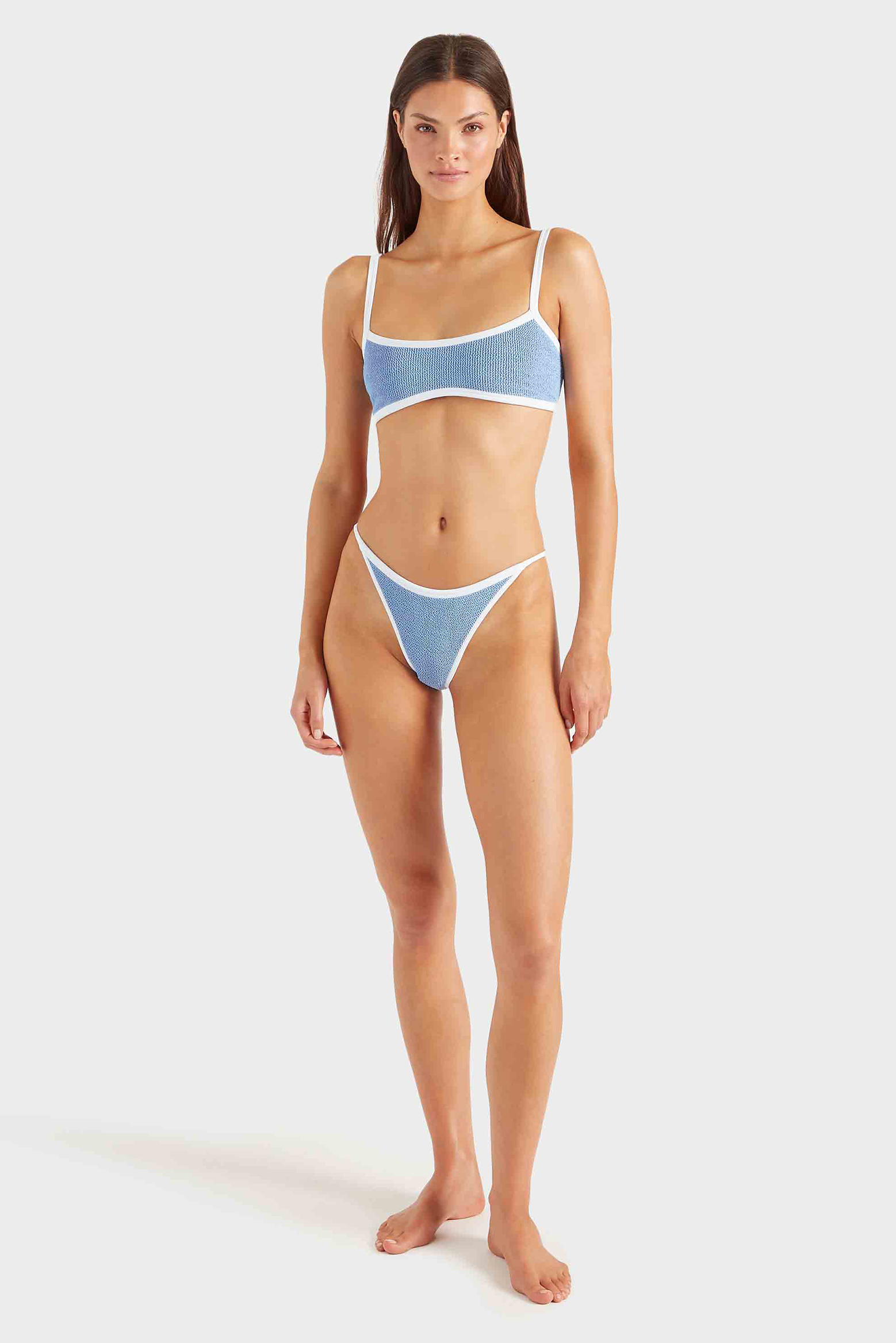 HUNZA G TYLER BIKINI IN CORNFLOWER | THE NEW TREND