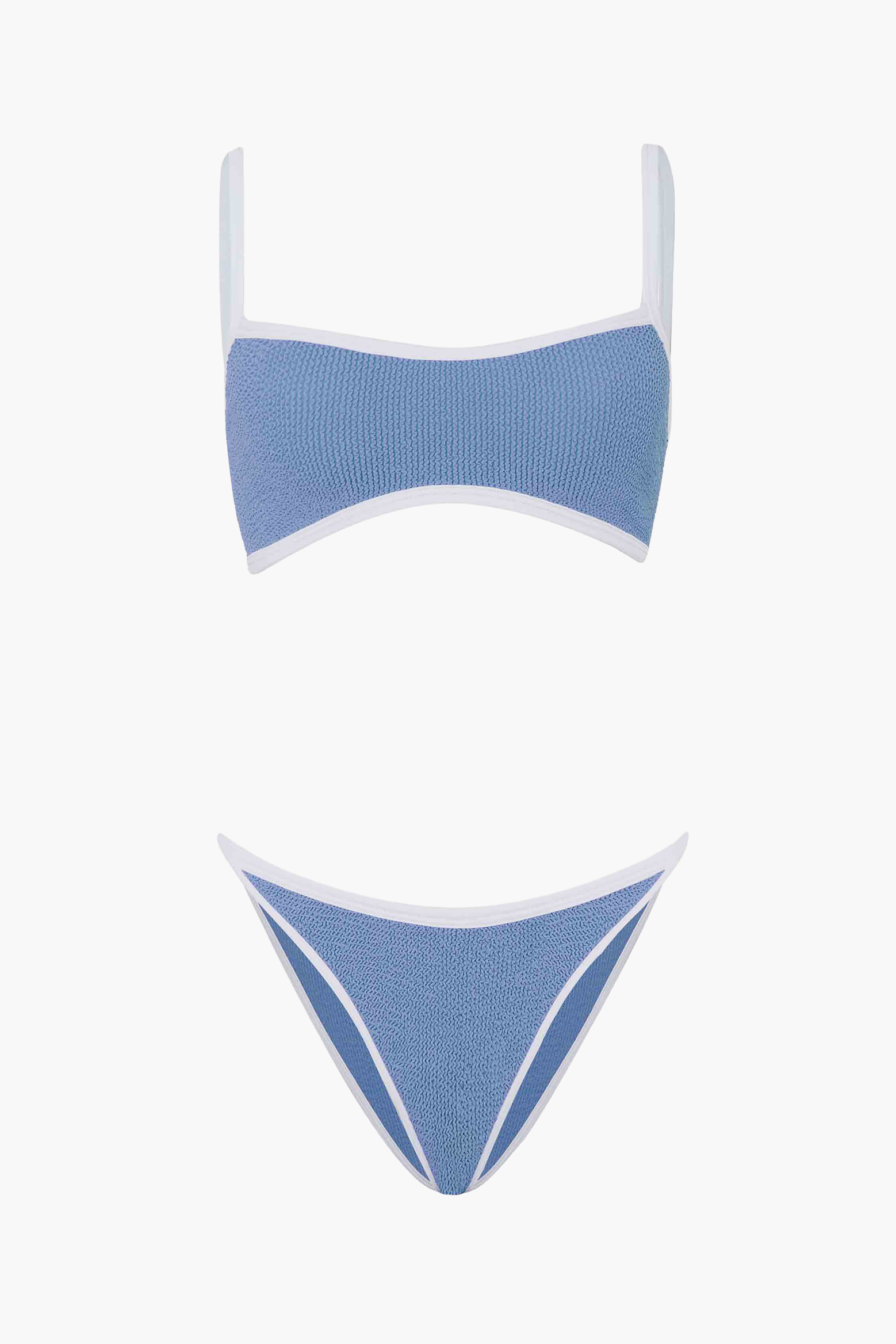 HUNZA G TYLER BIKINI IN CORNFLOWER | THE NEW TREND