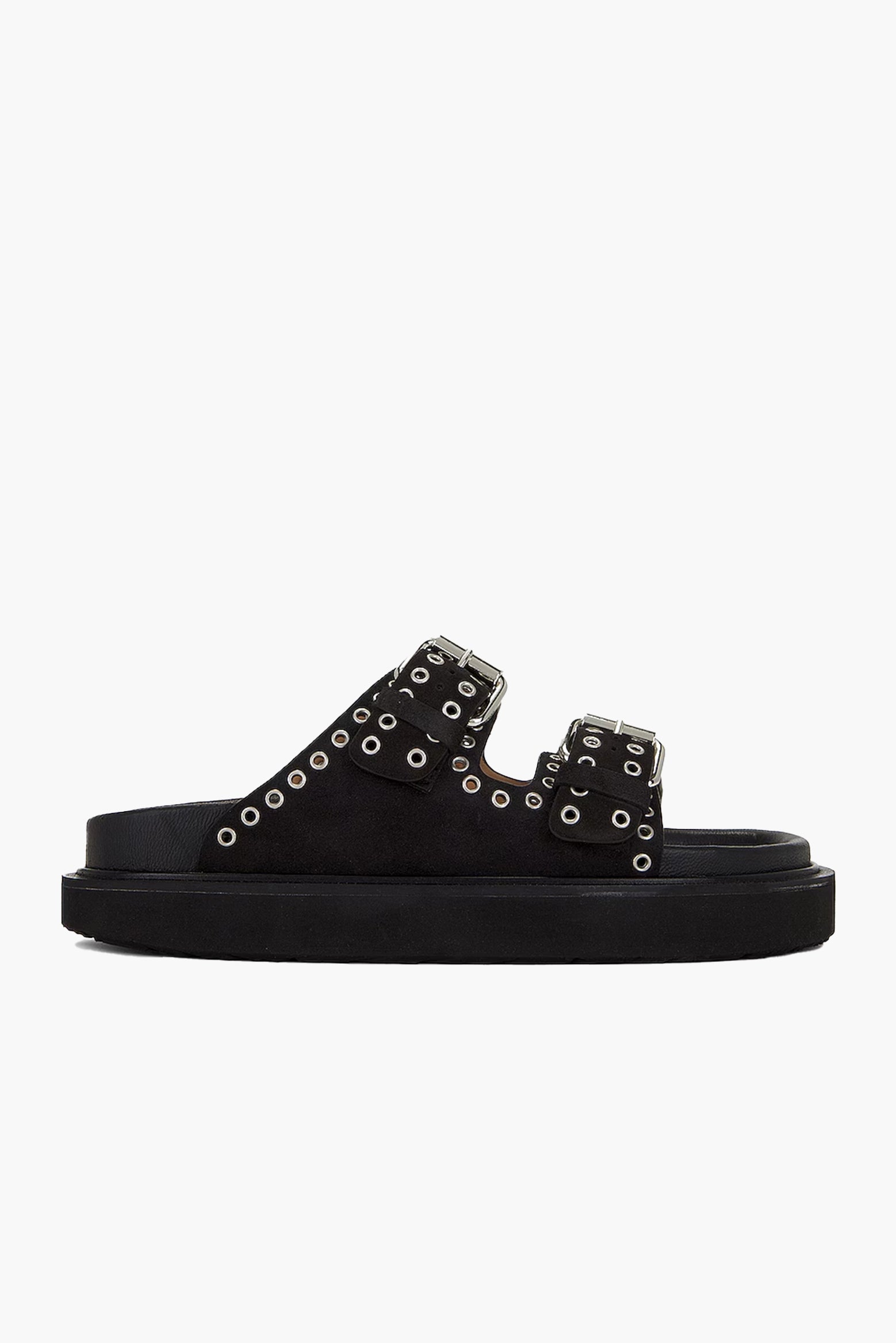 The Isabel Marant Lennya Sandals in Faded Black available at The New Trend Australia