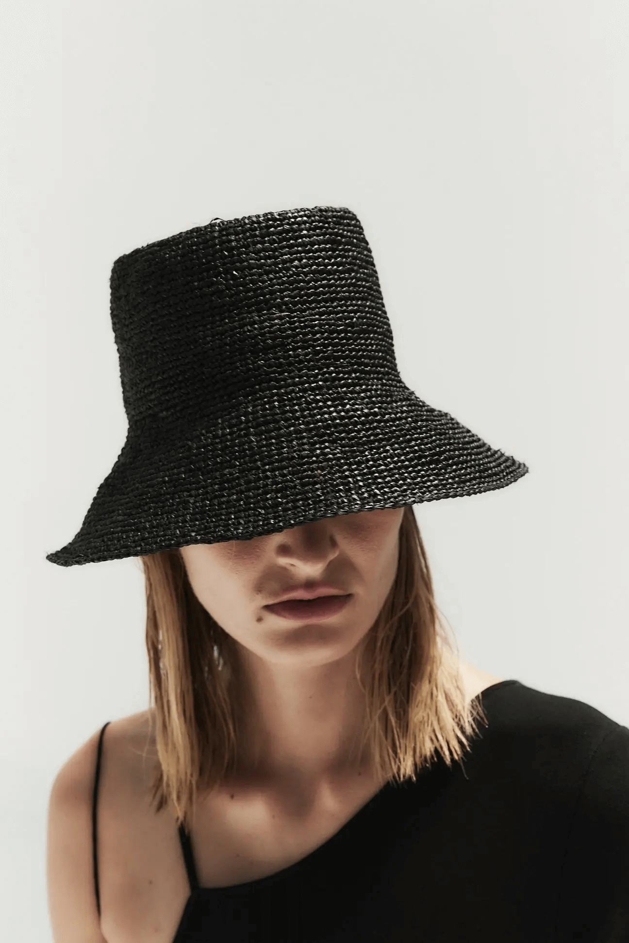 Janessa Leone Felix Bucket Hat in Black available at TNT The New Trend Australia.