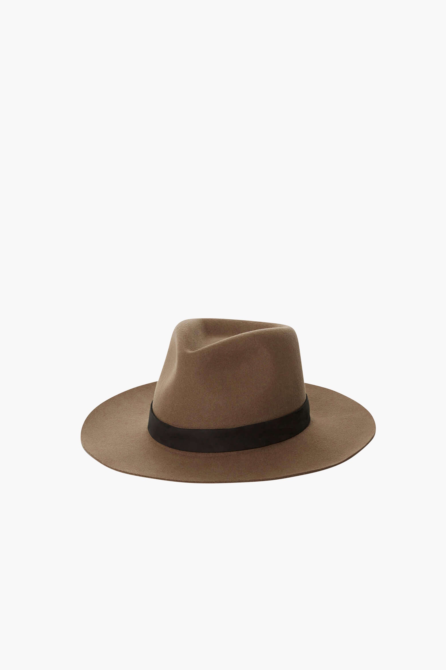 Janessa Leone Luca Fedora in Camel from The New Trend