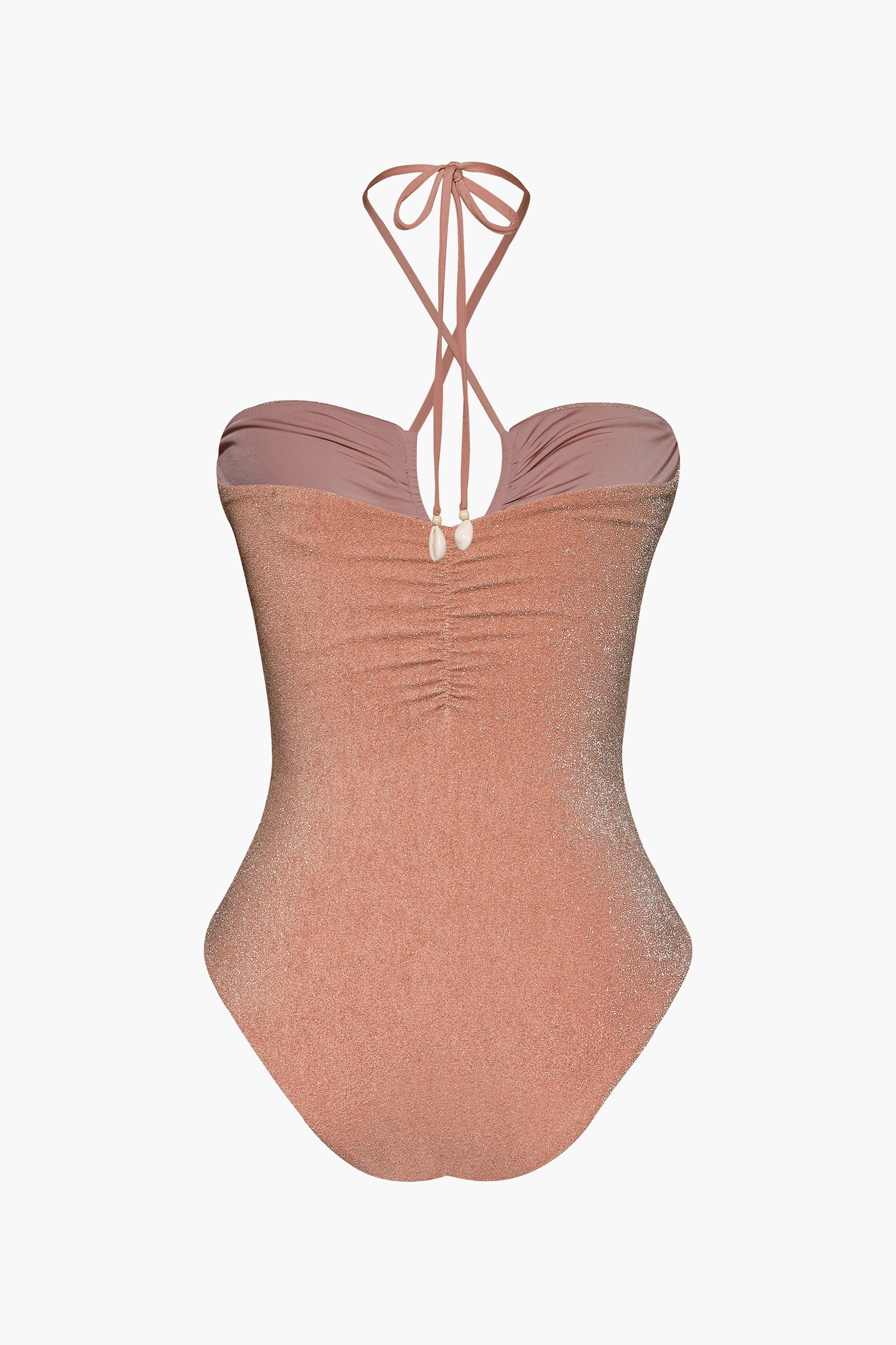 JOHANNA ORTIZ SHIMMERING PEACH CORAL REEF ONEPIECE | THE NEW TREND