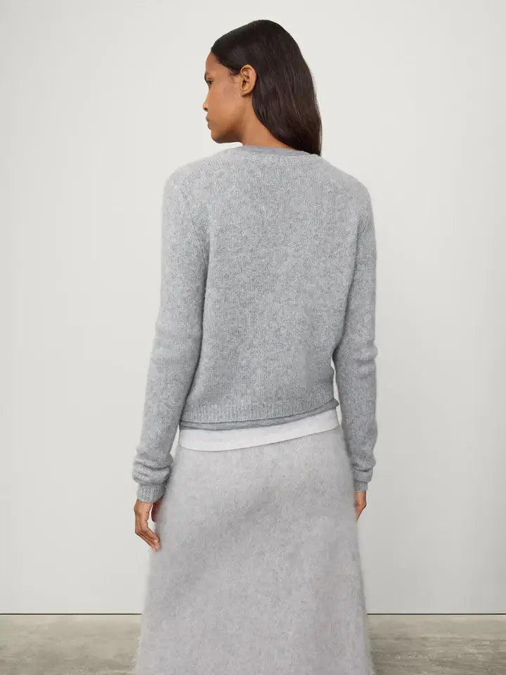 LISA YANG FELICIA CARDIGAN IN CLOUDY | THE NEW TREND