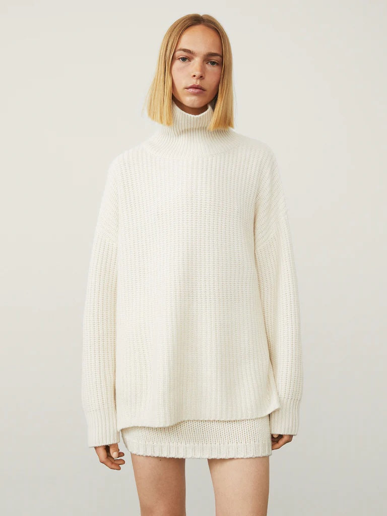 LISA YANG Therese Sweater in Cream | The New Trend Australia