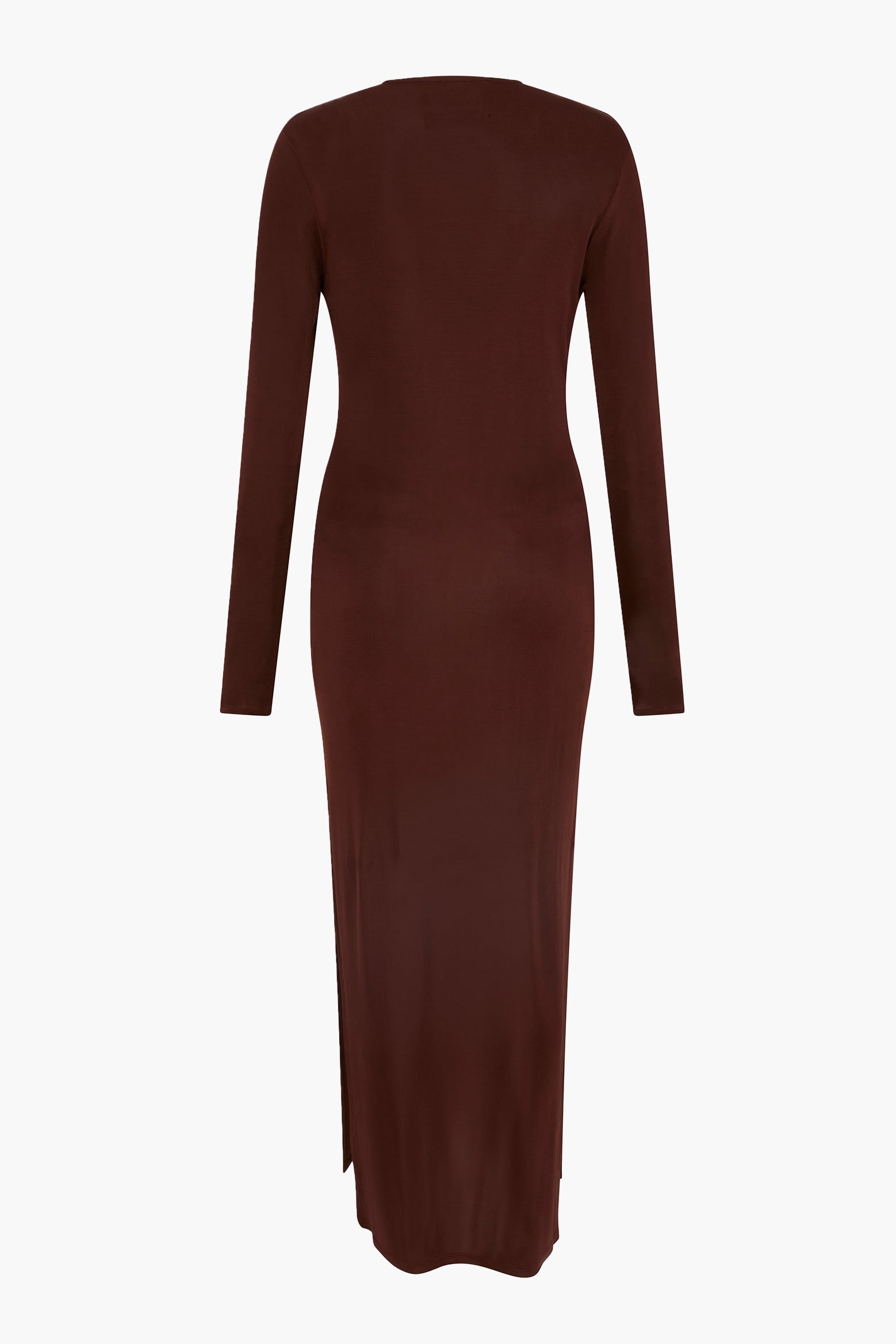 Brown long sleeve bodycon dress on sale