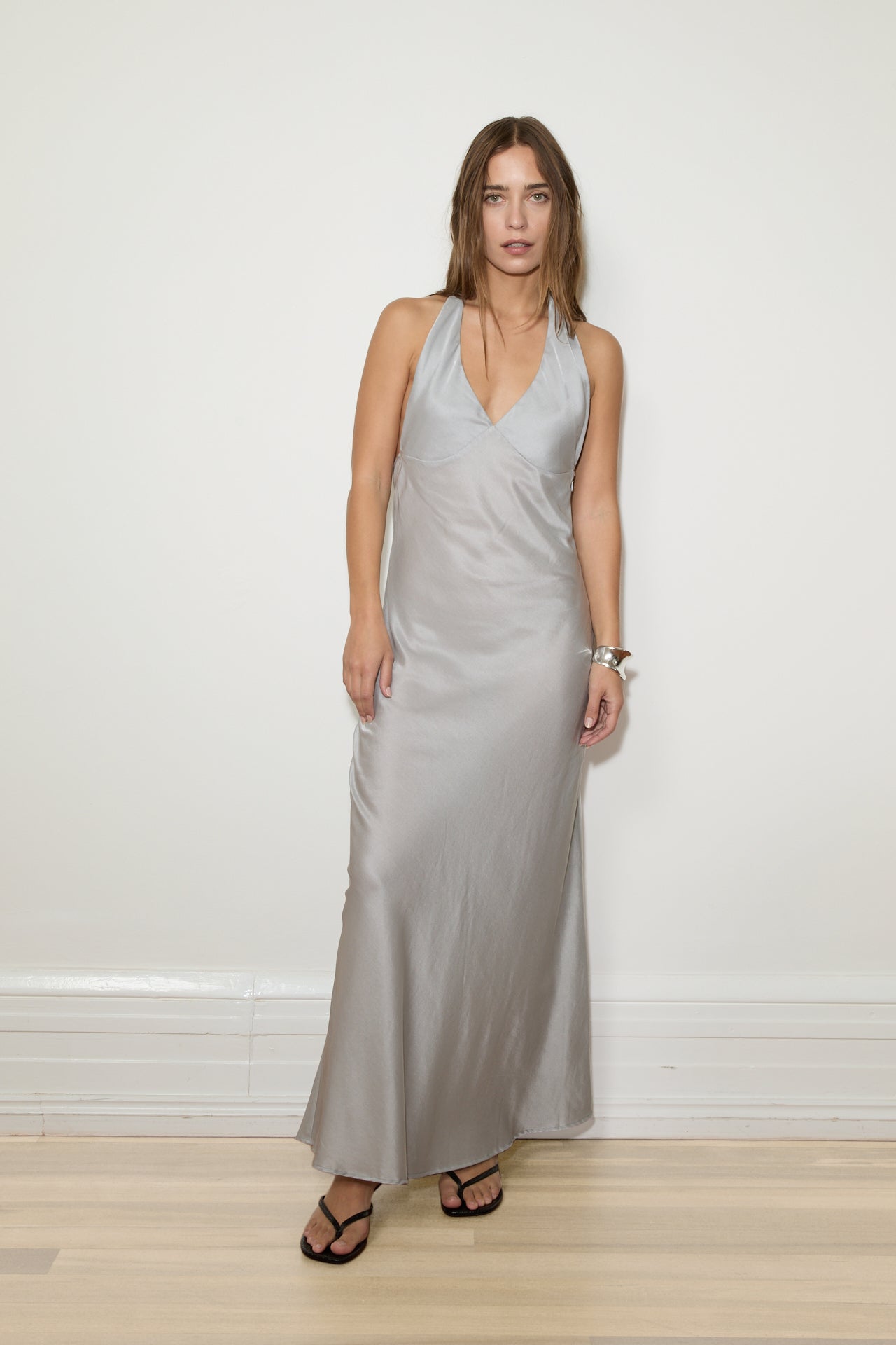 MAISON ESSENTIELE VINTAGE HALTER MAXI DRESS | THE NEW TREND