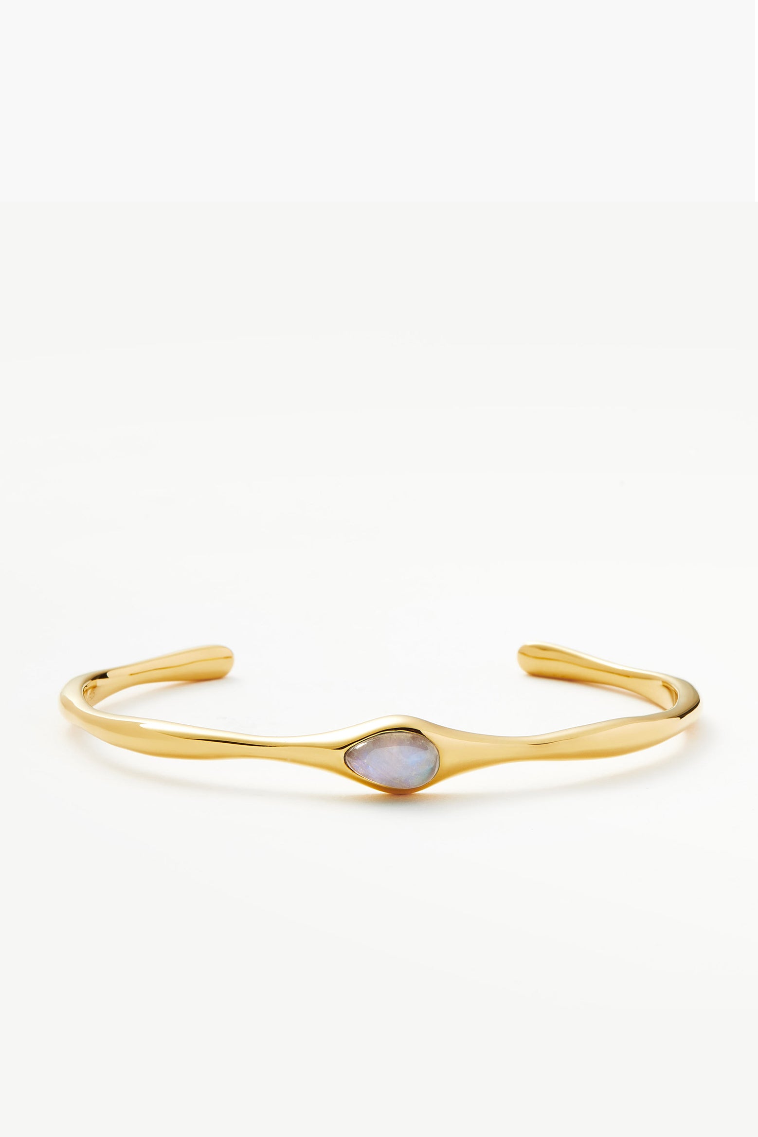 The MISSOMA Magma Gemstone Cuff Bracelet in Gold available at The New Trend. 