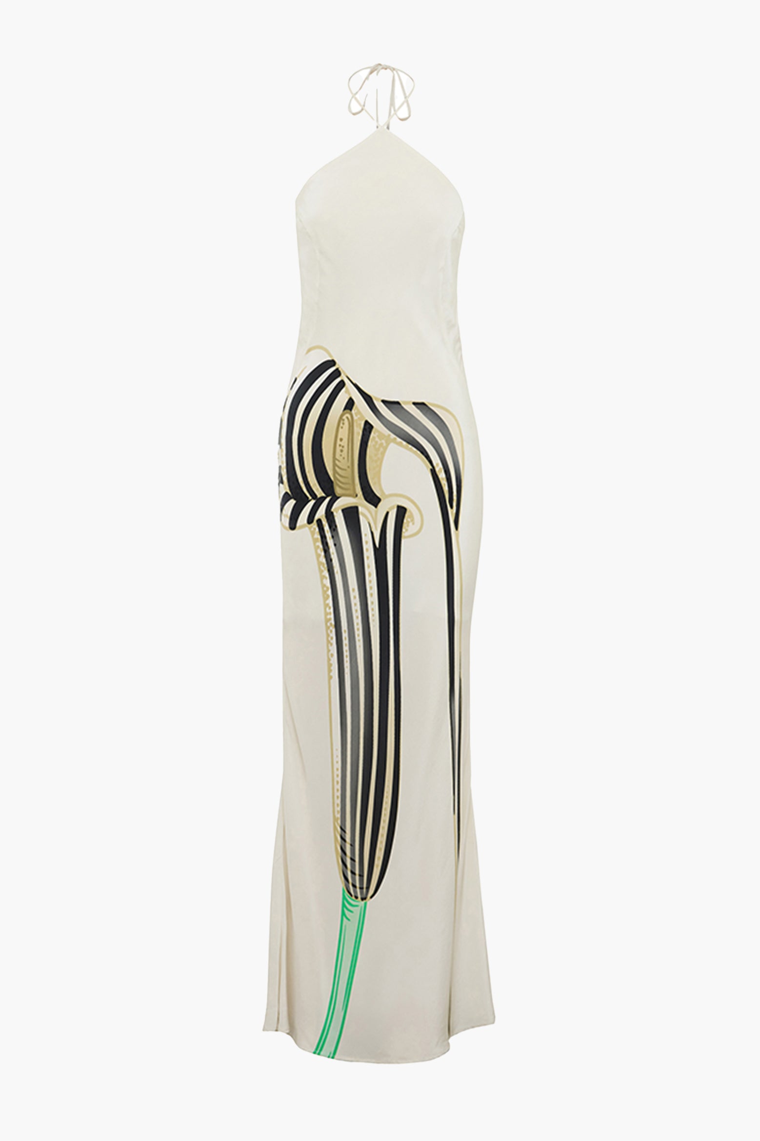 MUMA WORLD Cobra Lily Halter Maxi Dress | The New Trend