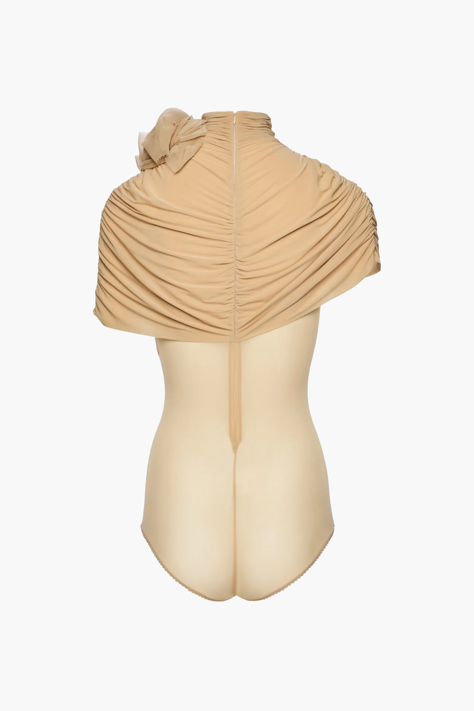 MAGDA BUTRYM DRAPED HIGH NECK BODYSUIT | THE NEW TREND
