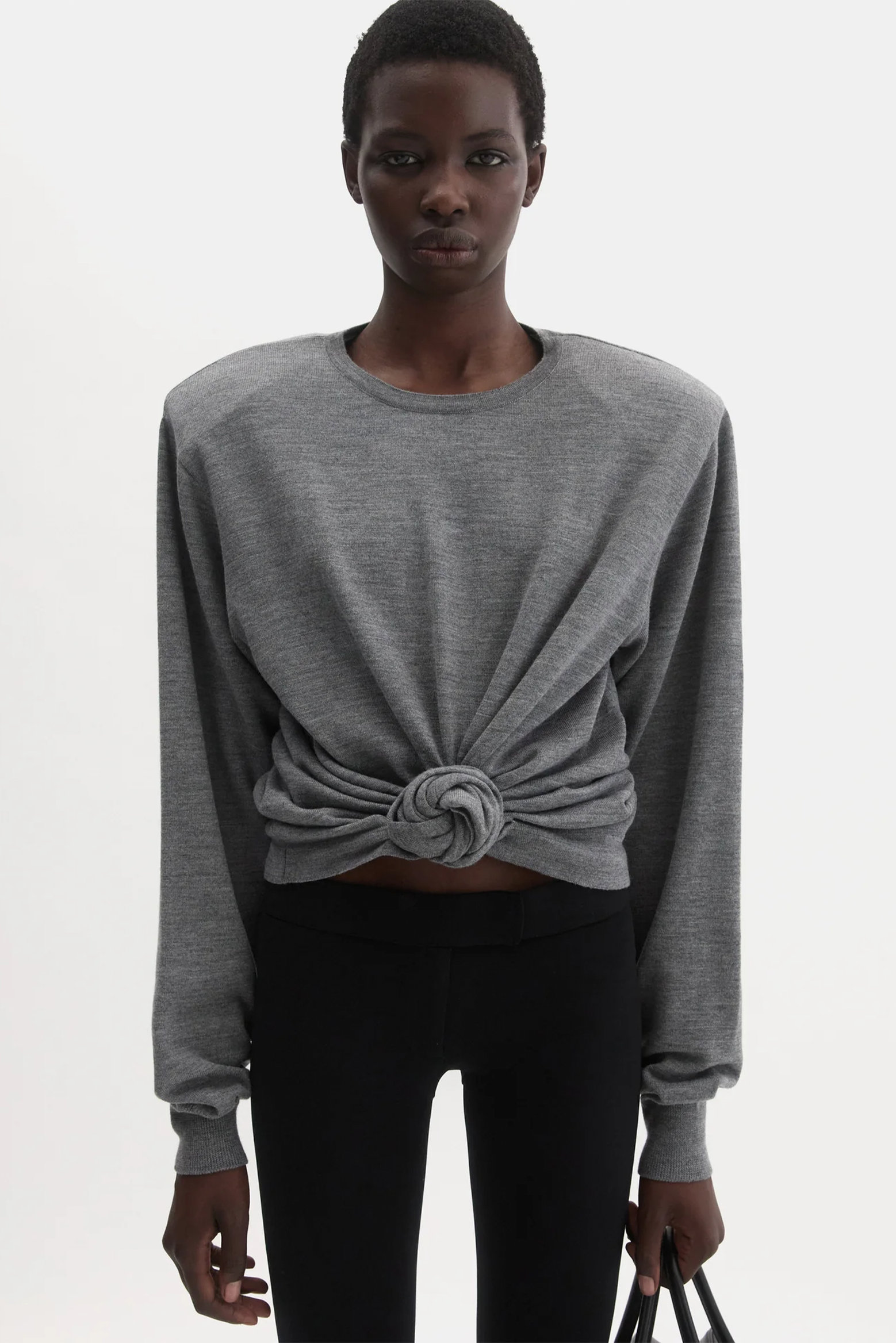 MAGDA BUTRYM KNOTTED LONGSLEEVE KNIT | THE NEW TREND