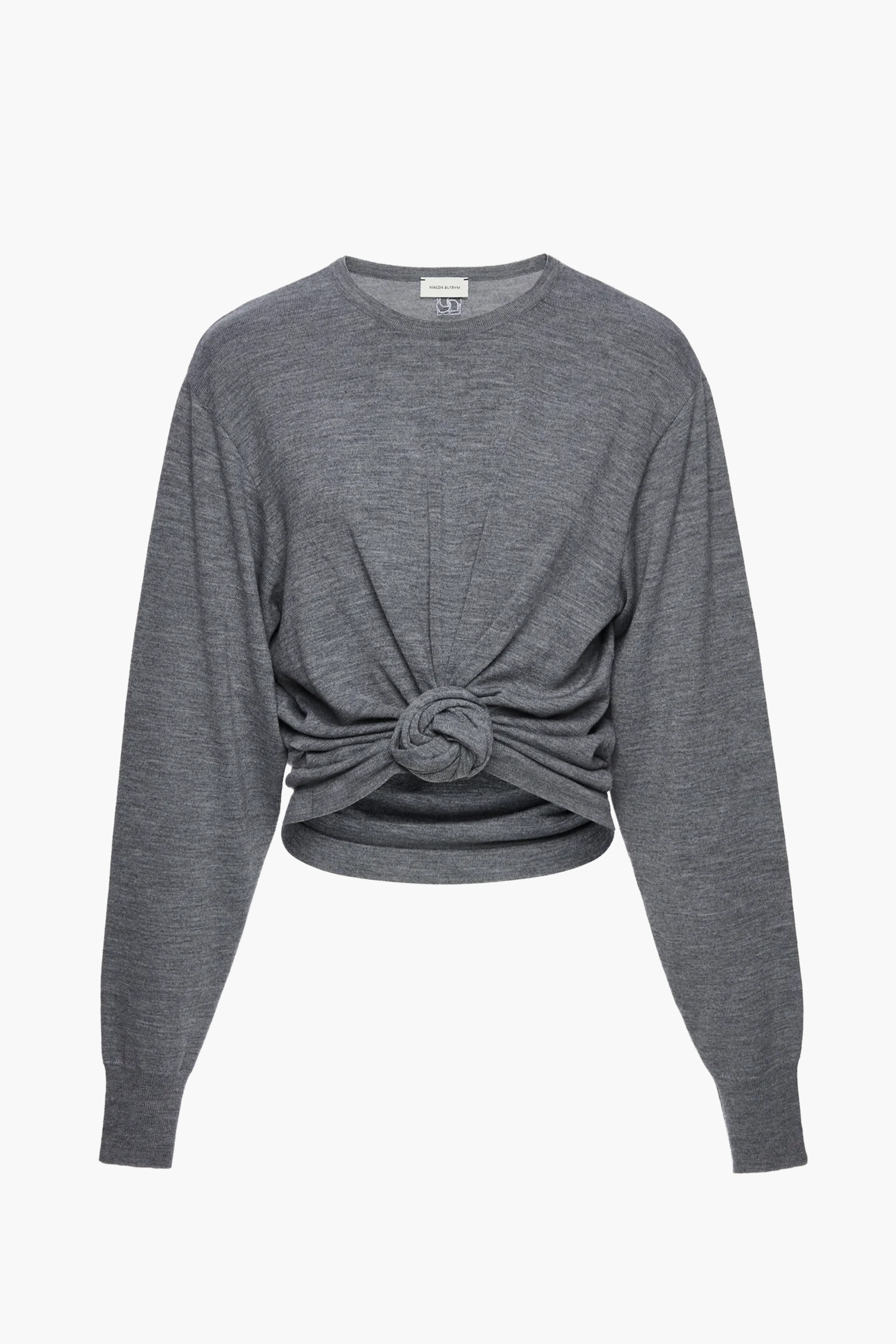 MAGDA BUTRYM KNOTTED LONGSLEEVE KNIT | THE NEW TREND