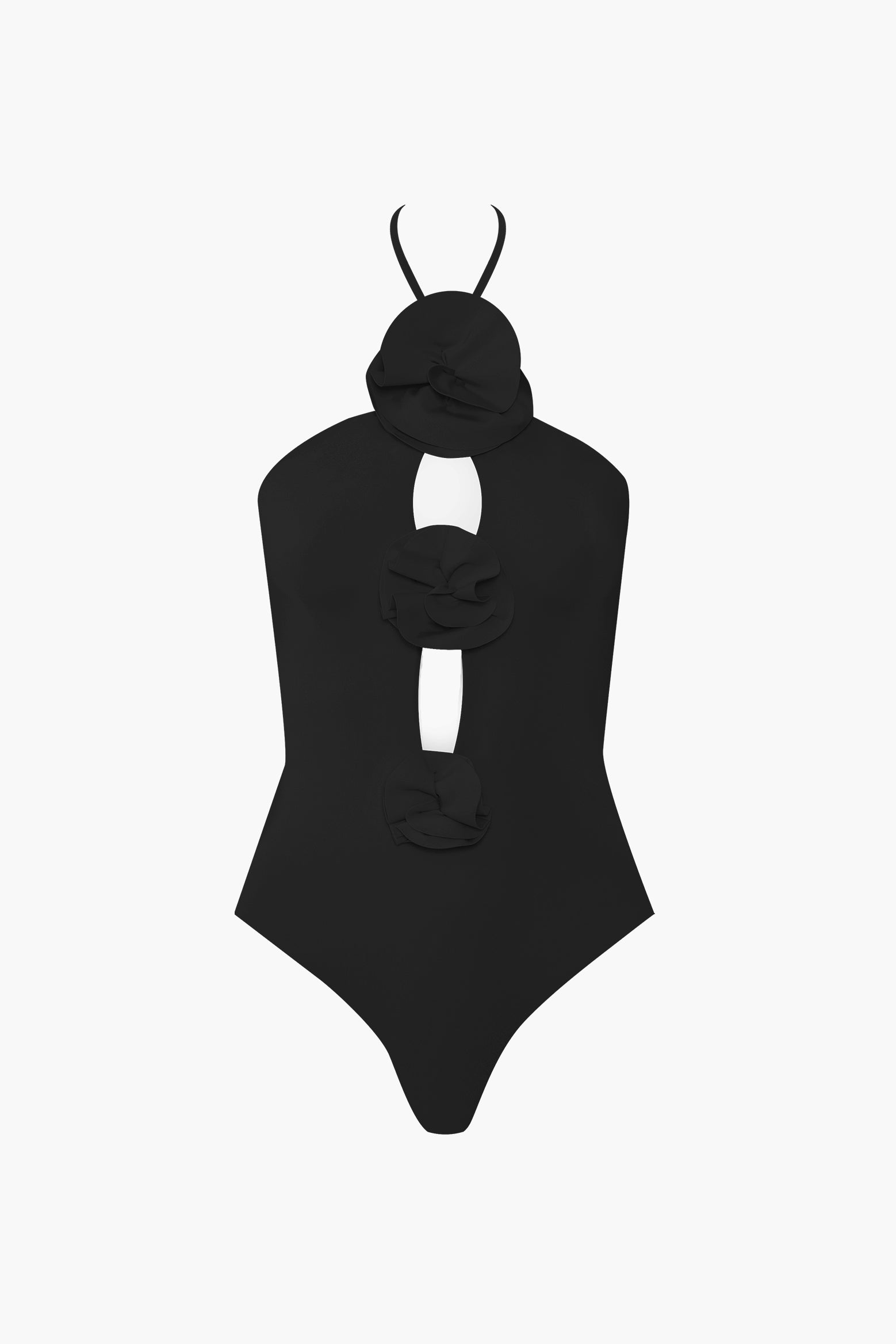 Maygel Coronel Fiora Swimsuit in Black available at The New Trend Australia. 