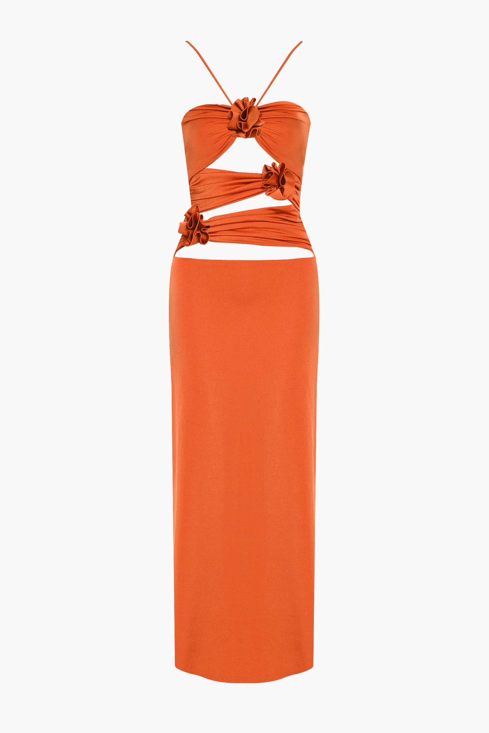 Maygel Coronel Veranera Dress in Orange available at The New Trend Australia.