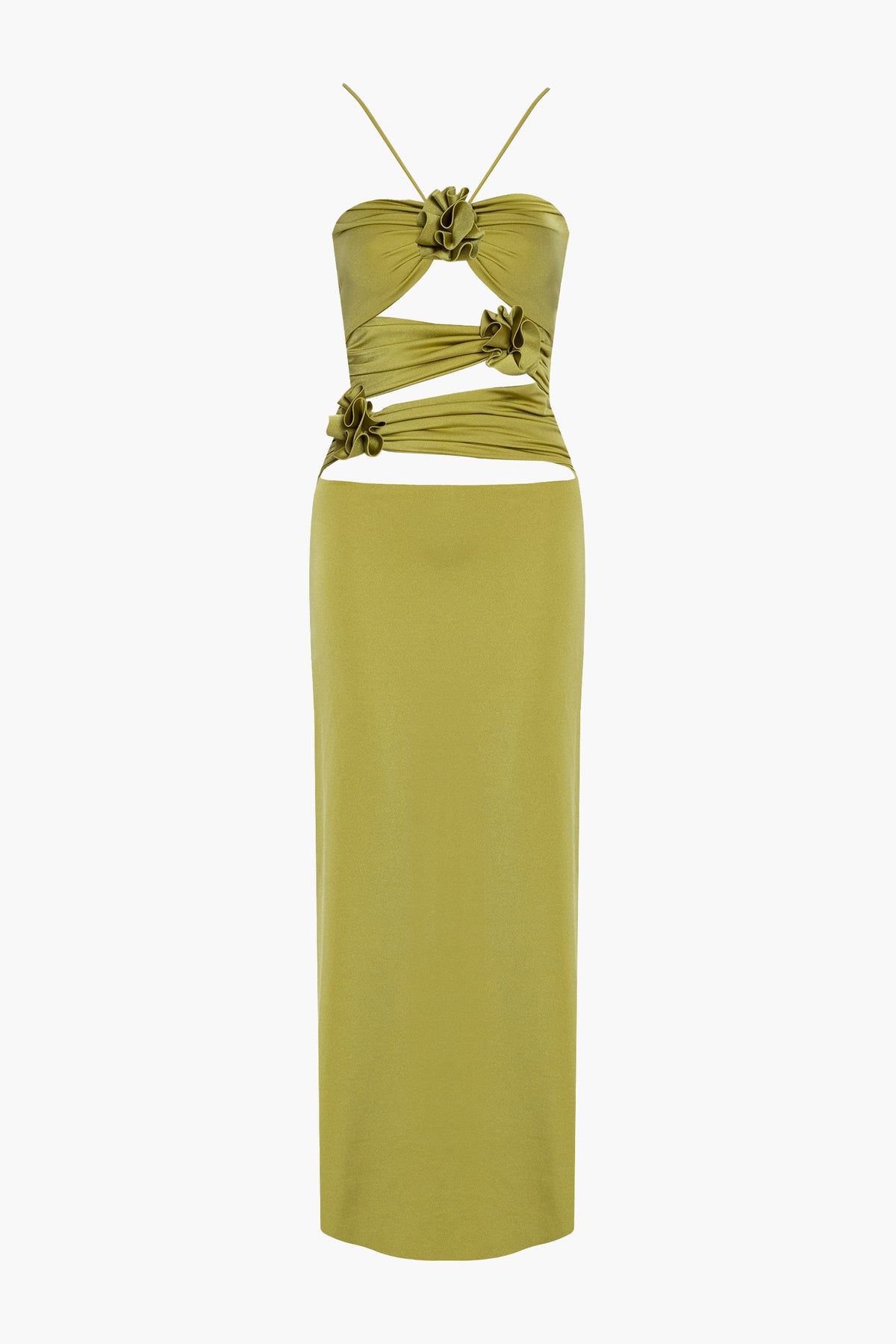 MAYGEL CORONEL Veranera Dress in Pascolo Green | The New Trend