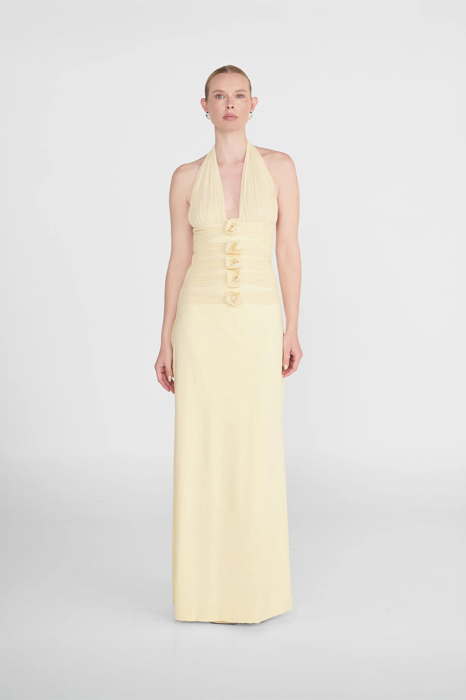 MAYGEL CORONEL VILLADIEGO DRESS IN VANILLA | THE NEW TREND
