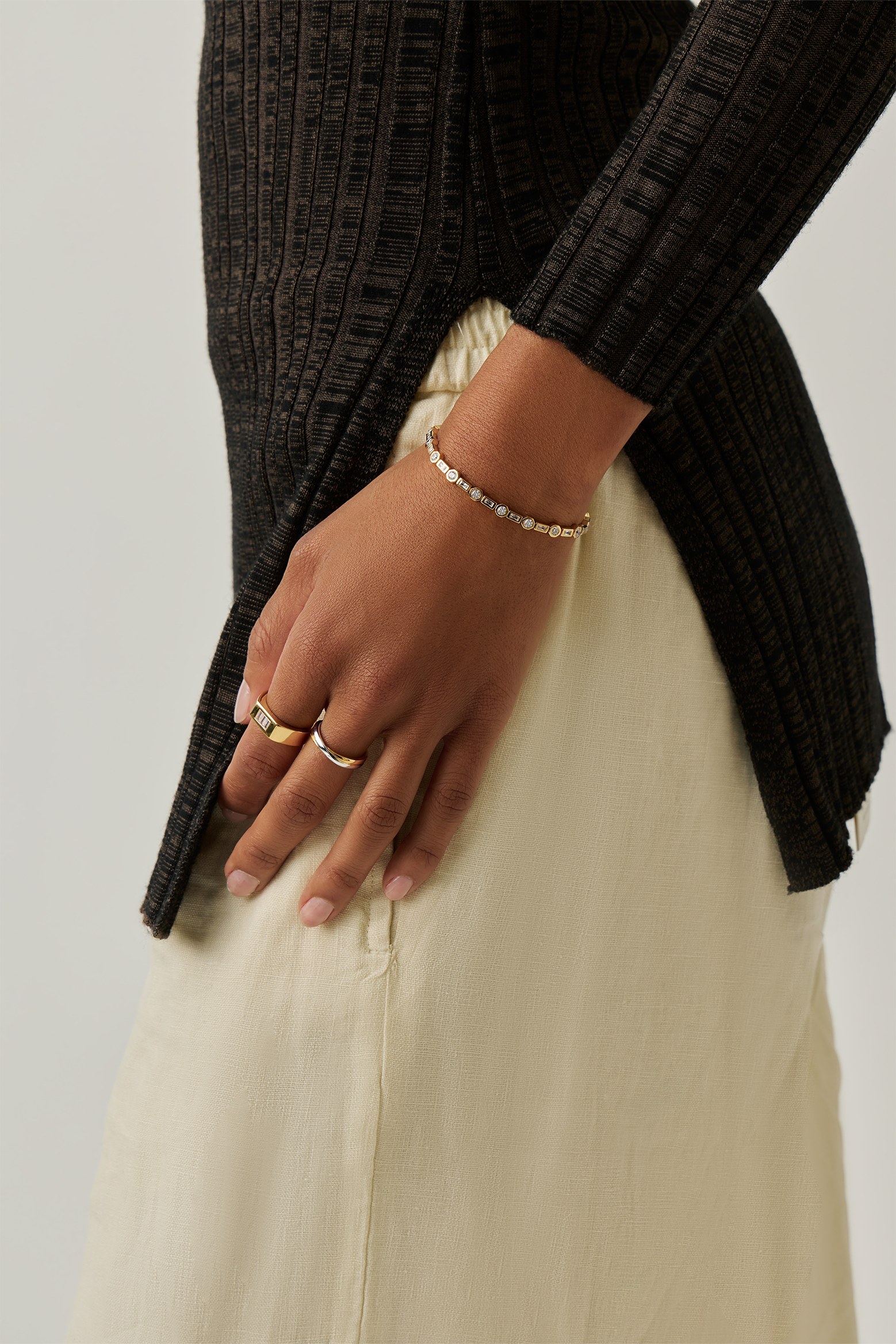 MISSOMA LUCY WILLIAMS TENNIS BRACELET IN GOLD | THE NEW TREND