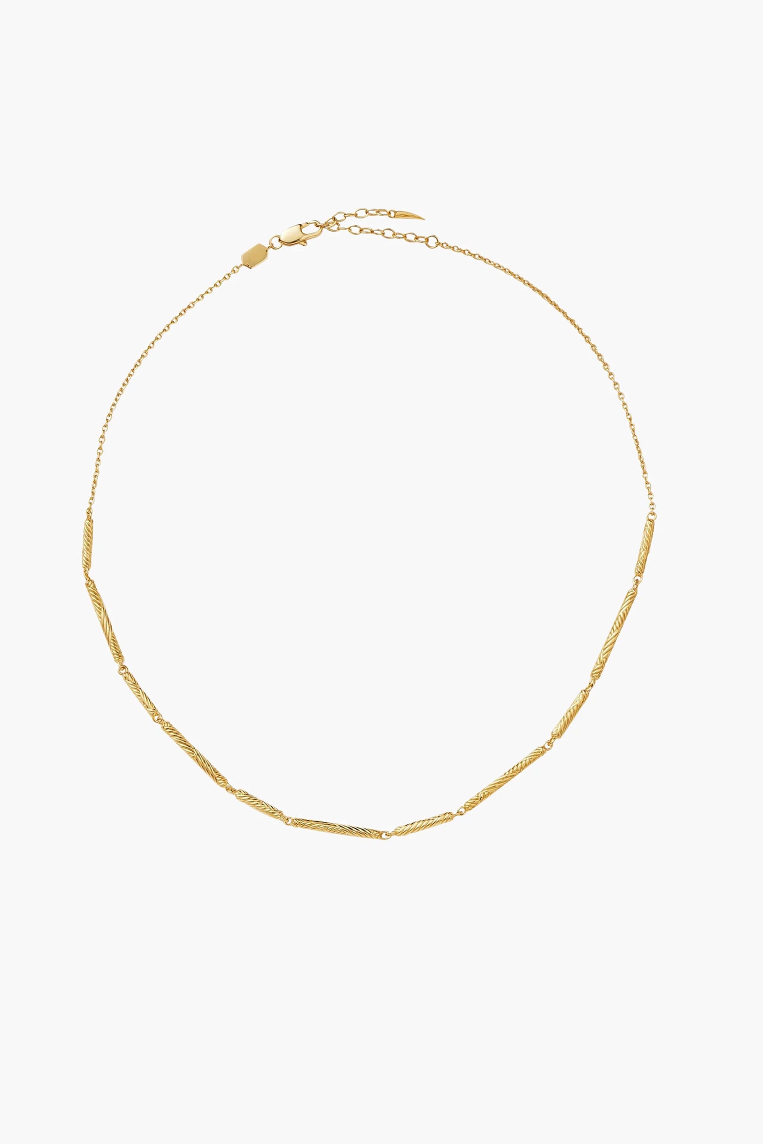 The Missoma Wavy Tube Choker Necklace in Gold available at The New Trend Australia