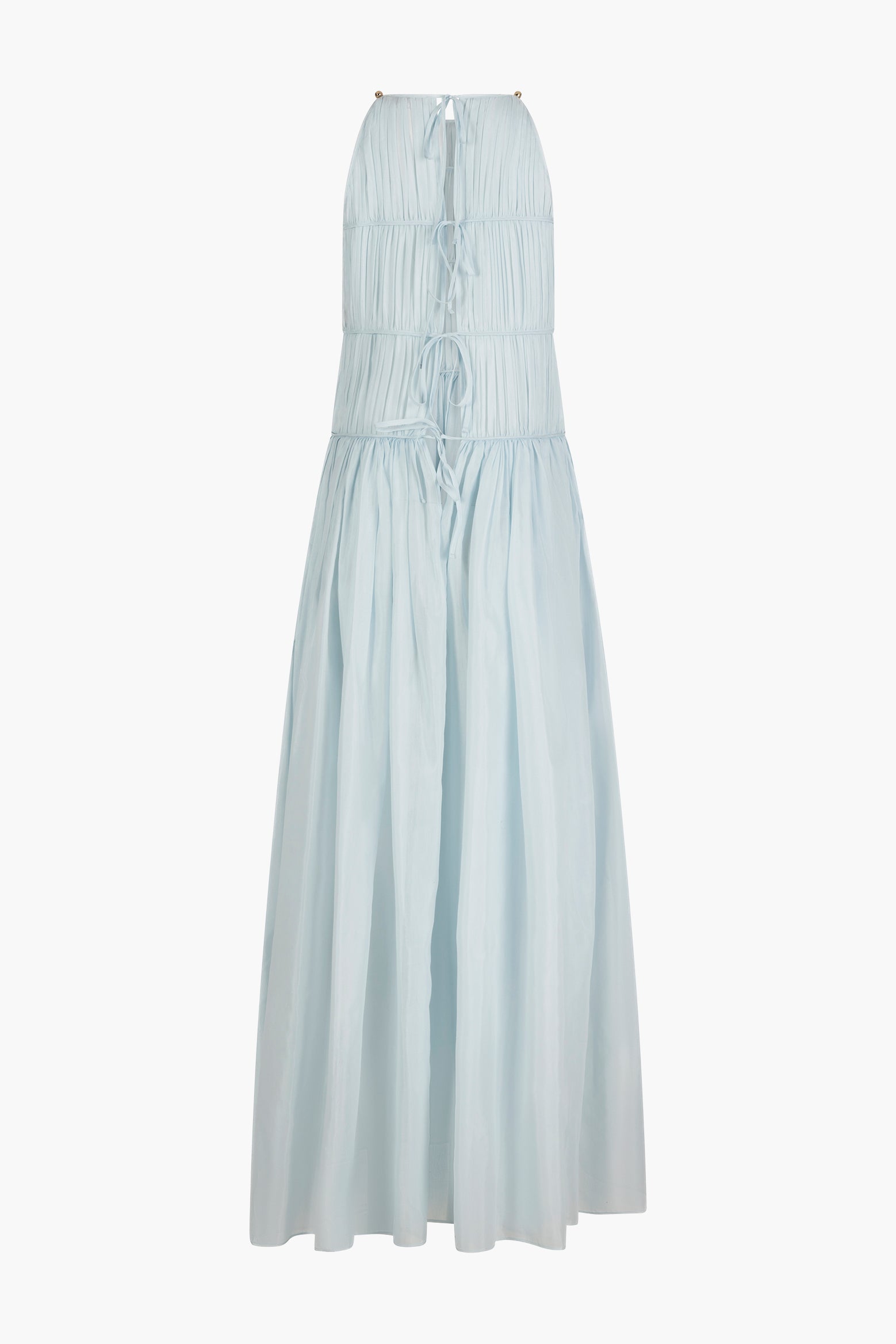 The Morgan Dress by More Noir in Pearl Blue is available at The New Trend