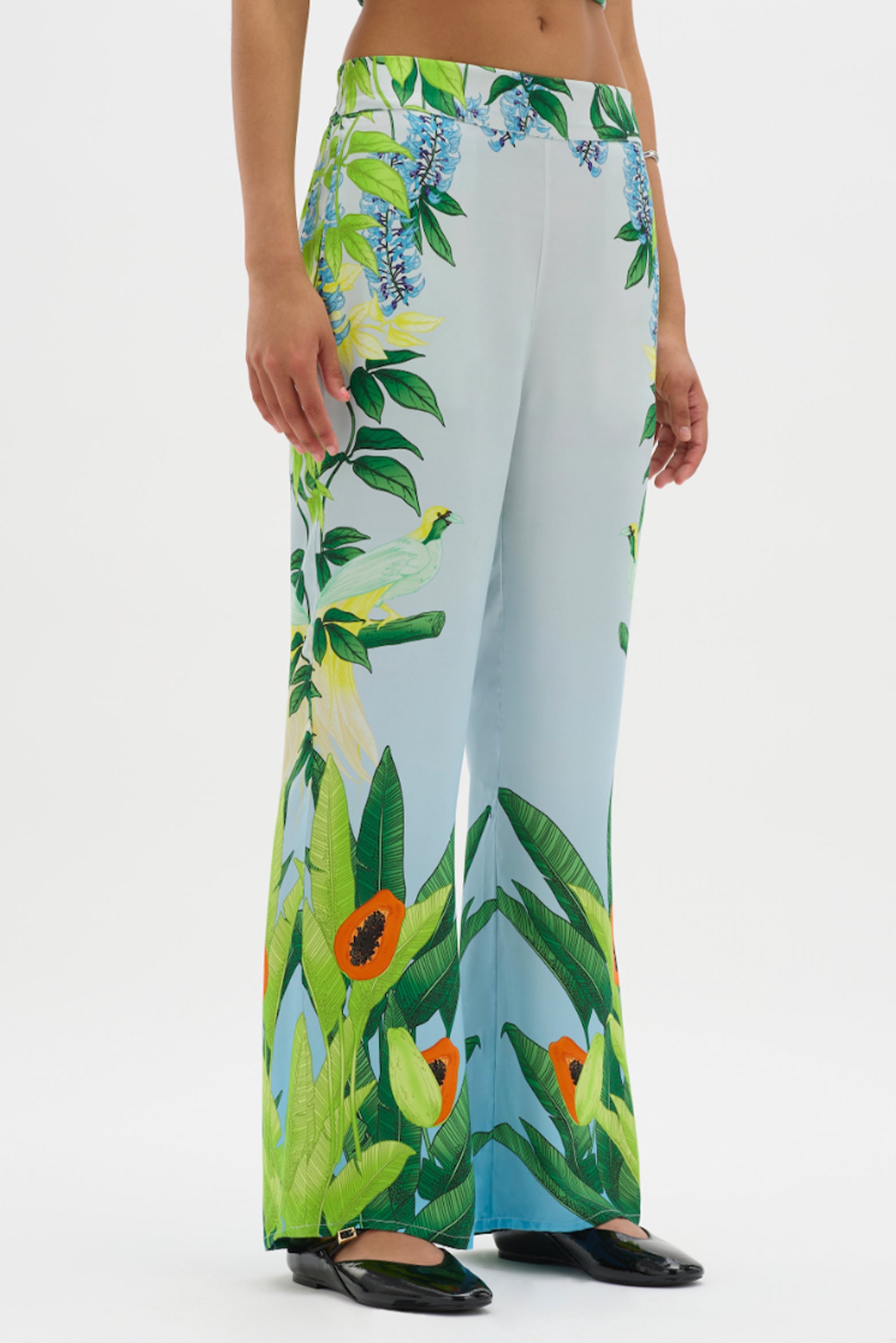 Muma World Eden Illustrated Pant in Blue available at The New Trend Australia.