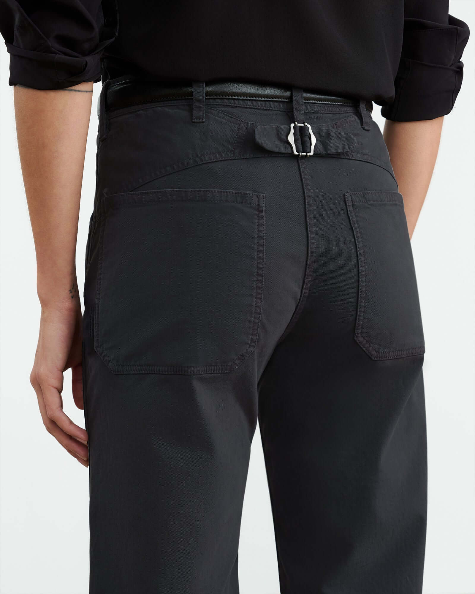 Nili Lotan Tibault Pant in Carbon