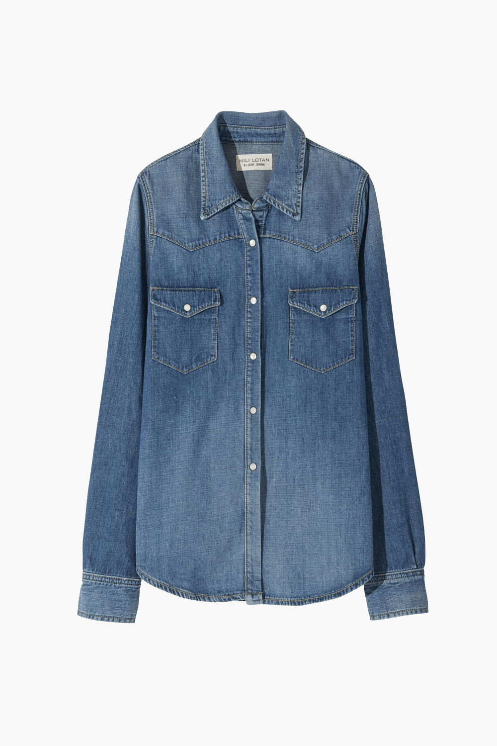 Nili Lotan Travis Shirt in Classic Wash