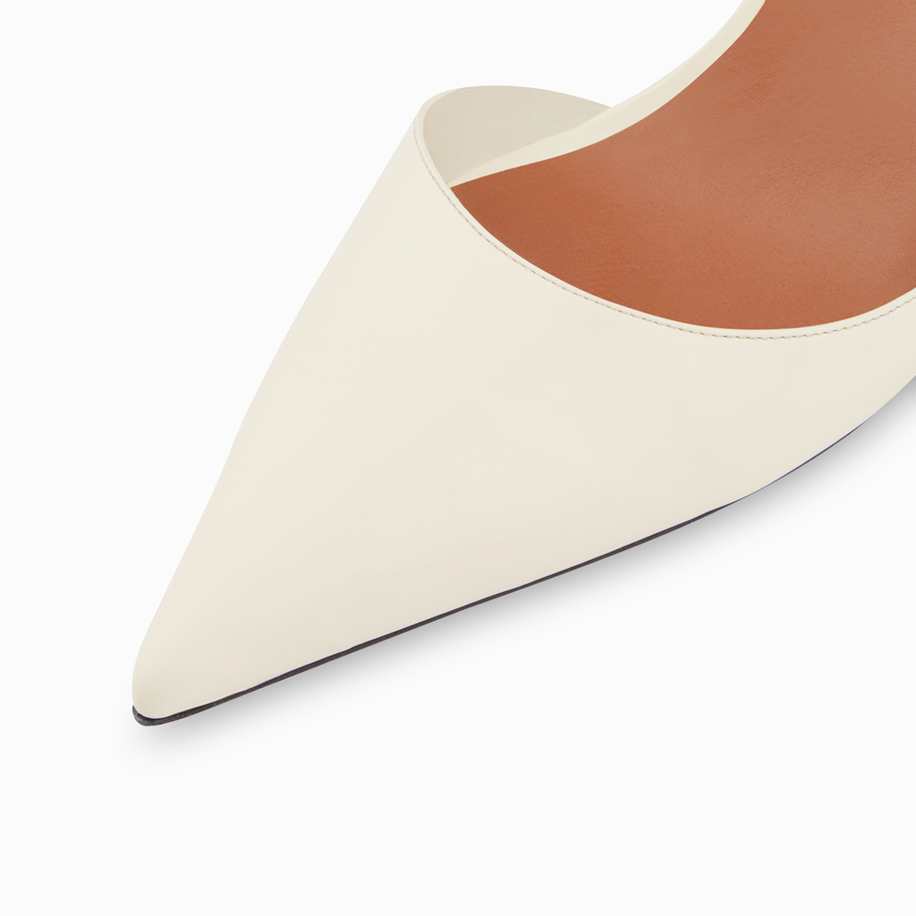 The Toliman Leather Slingback in Cream available at The New Trend Australia