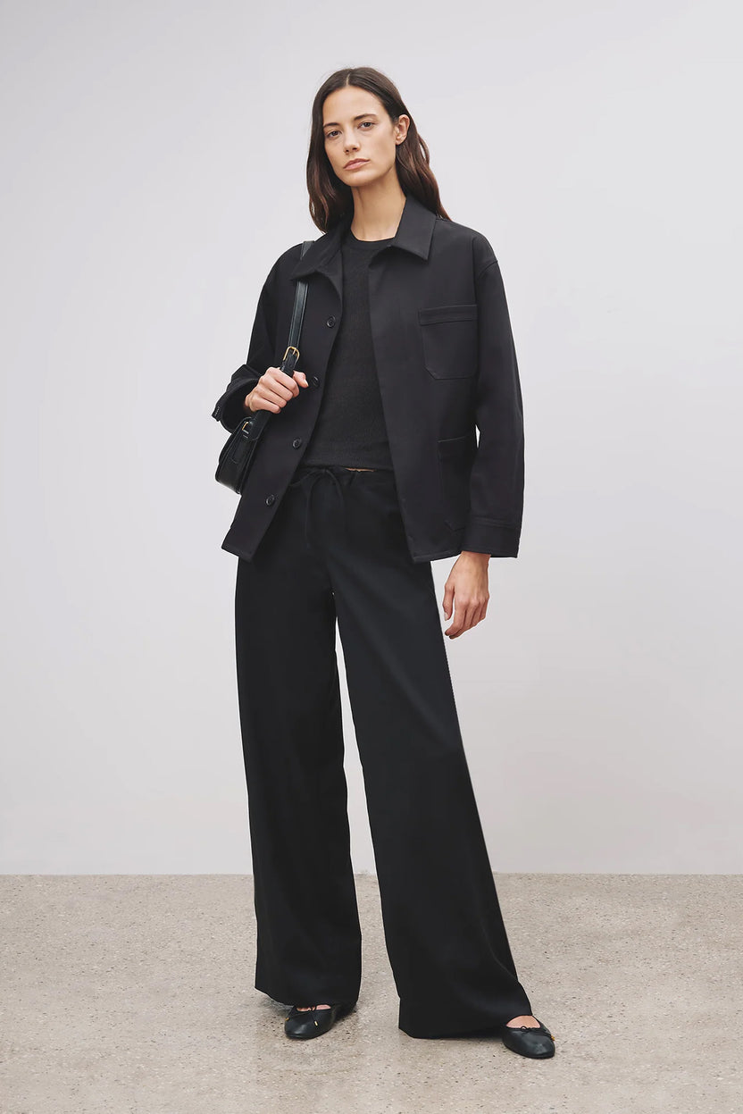 NILI LOTAN Adriel Relax Pant in Black | The New Trend