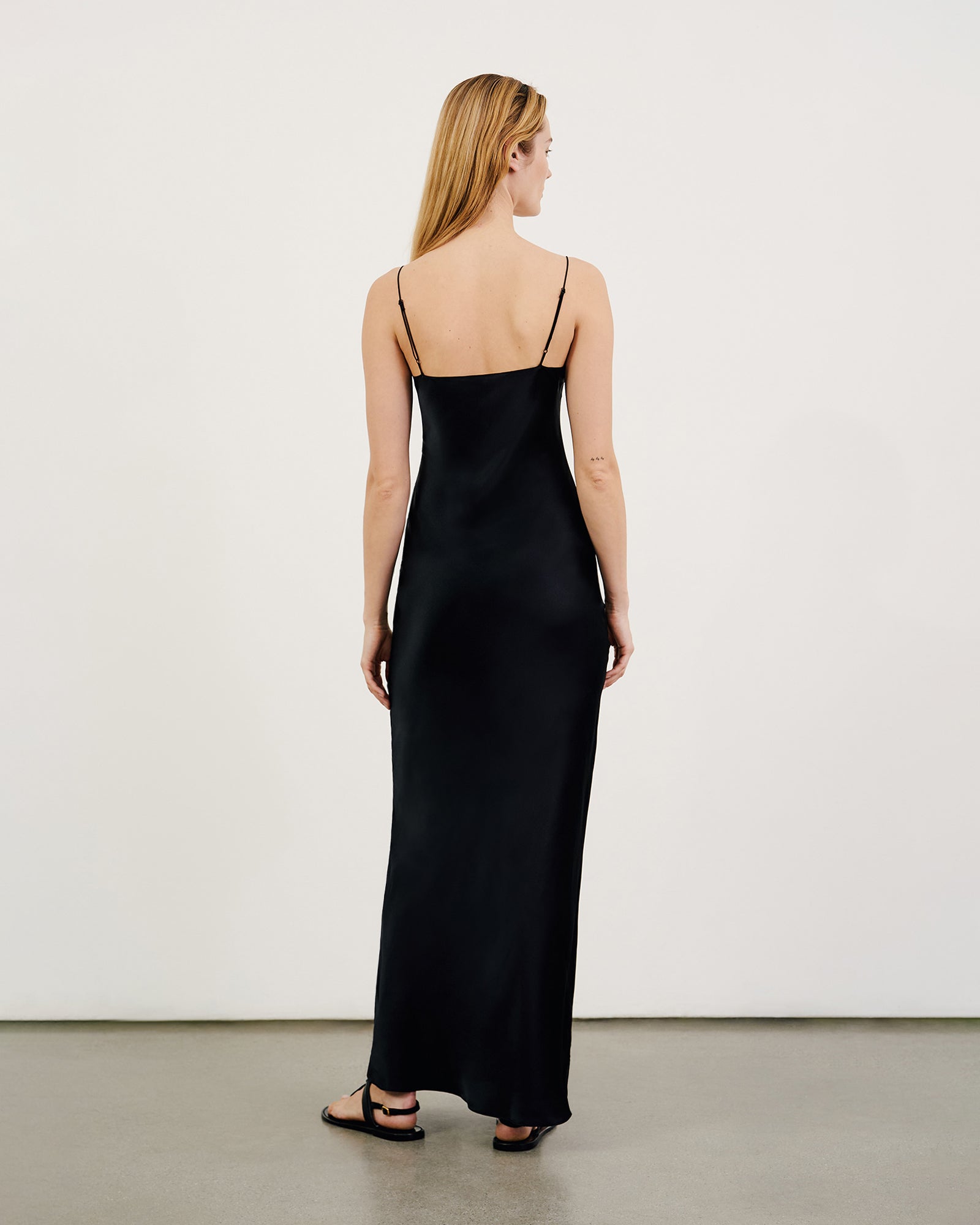 NILI LOTAN Cami Gown in Black The New Trend