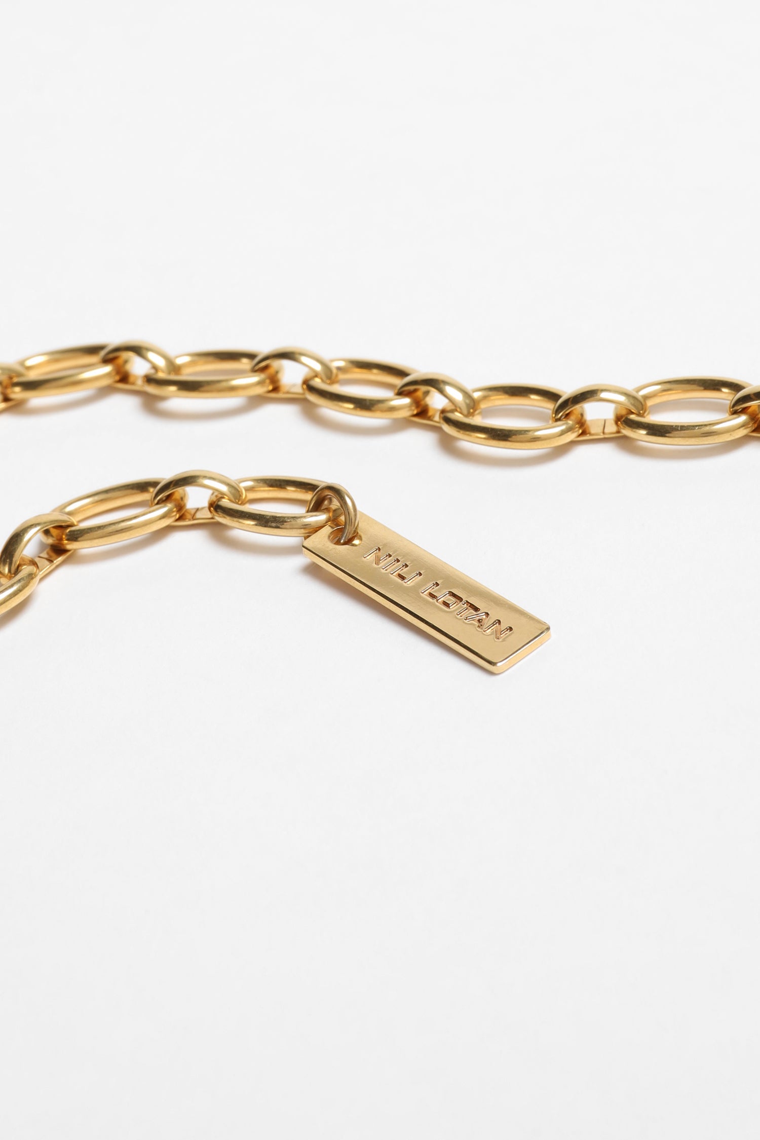 The Nili Lotan Colette Chain Belt in Gold available at The New Trend Australia