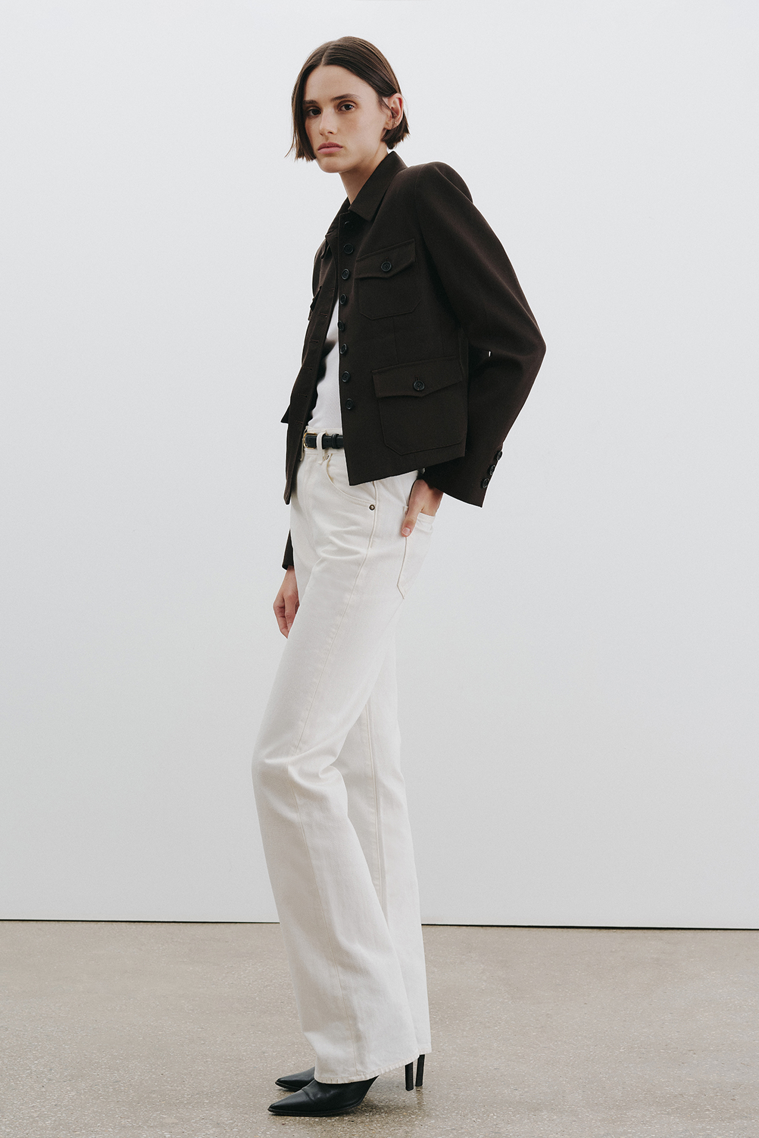 NILI LOTAN JAMISON JACKET IN COCOA | THE NEW TREND