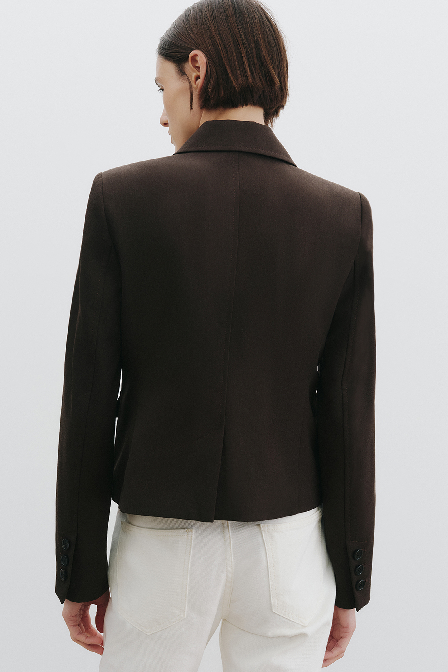NILI LOTAN JAMISON JACKET IN COCOA | THE NEW TREND