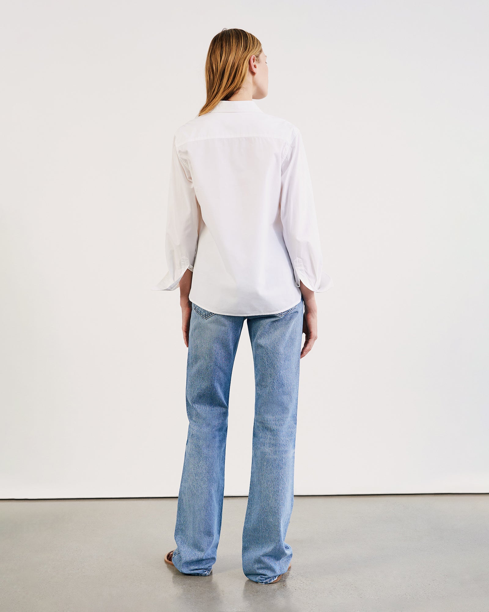 The Nili Lotan Raphael Classic Shirt in White available at The New Trend Australia