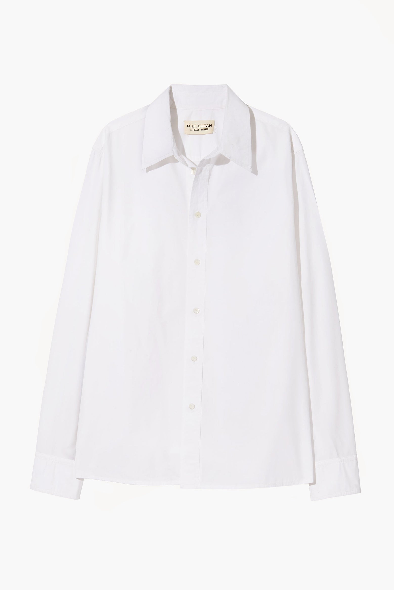 The Nili Lotan Raphael Classic Shirt in White available at The New Trend Australia